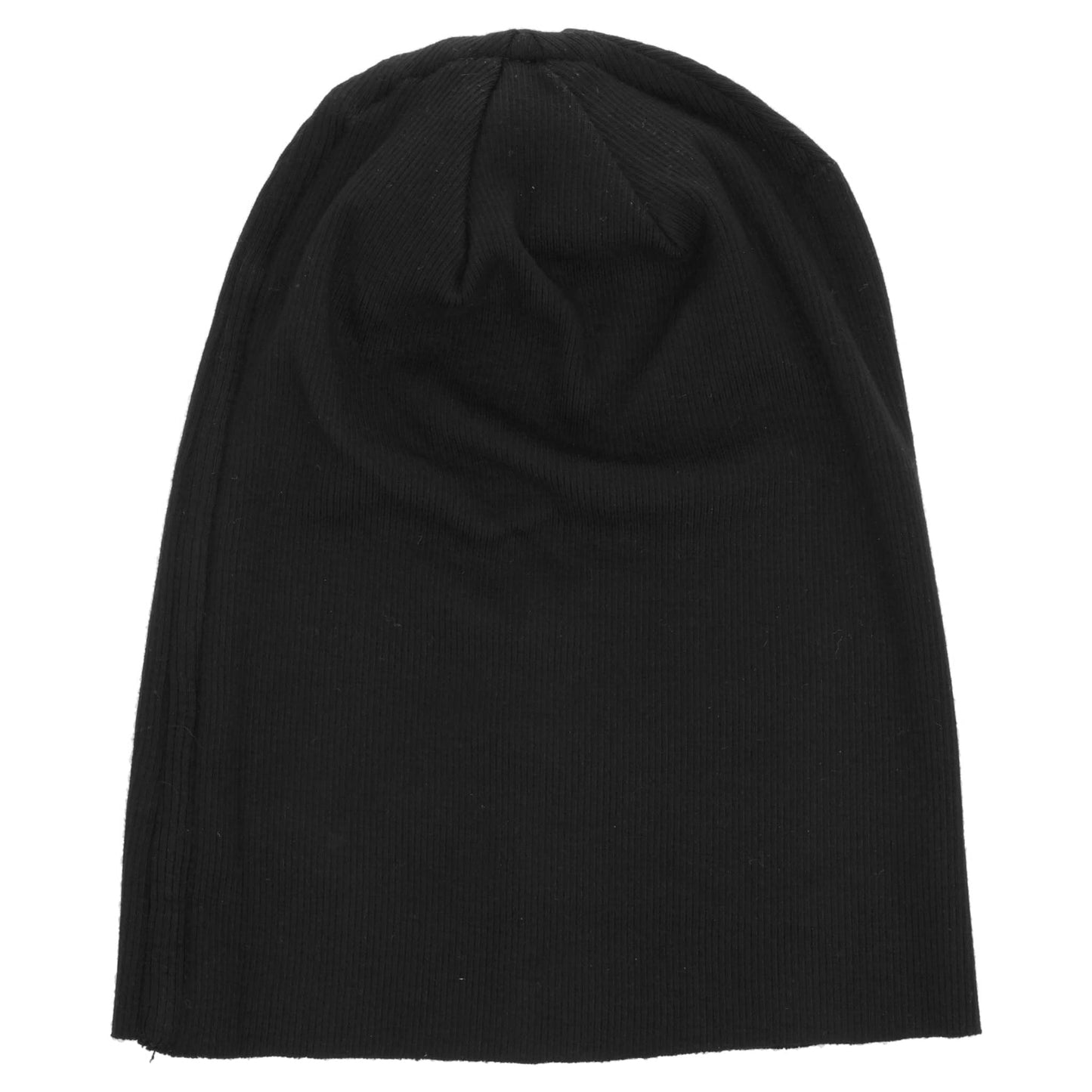 RIBBED BEANIE / BLACK