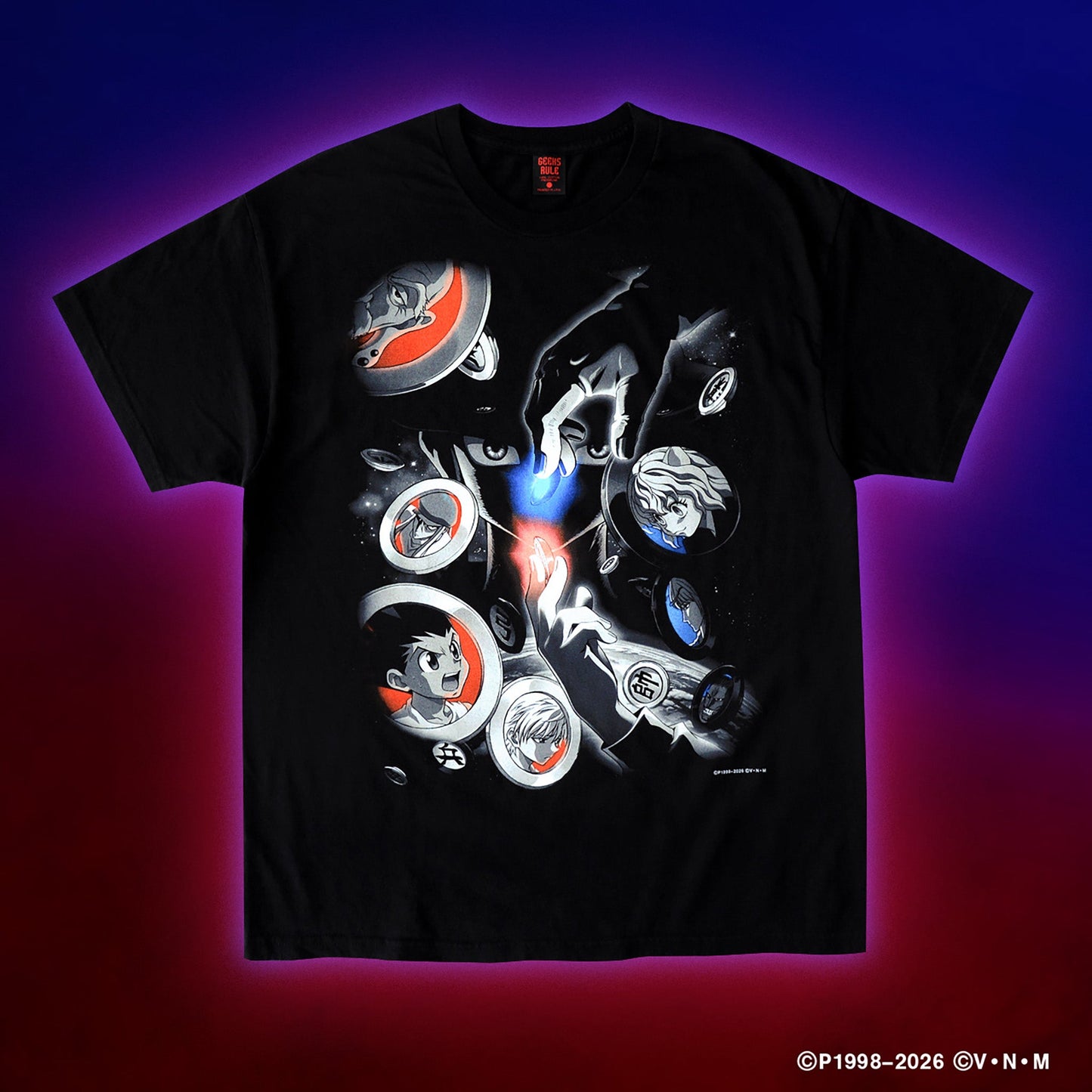 HUNTERxHUNTER x GEEKS RULE SILKSCREEN PRINTING T SHIRT "キメラ=アント編" / BLACK