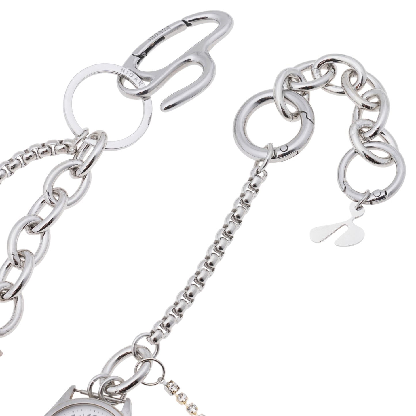 SCRAP LINKS CHAIN / SILVER
