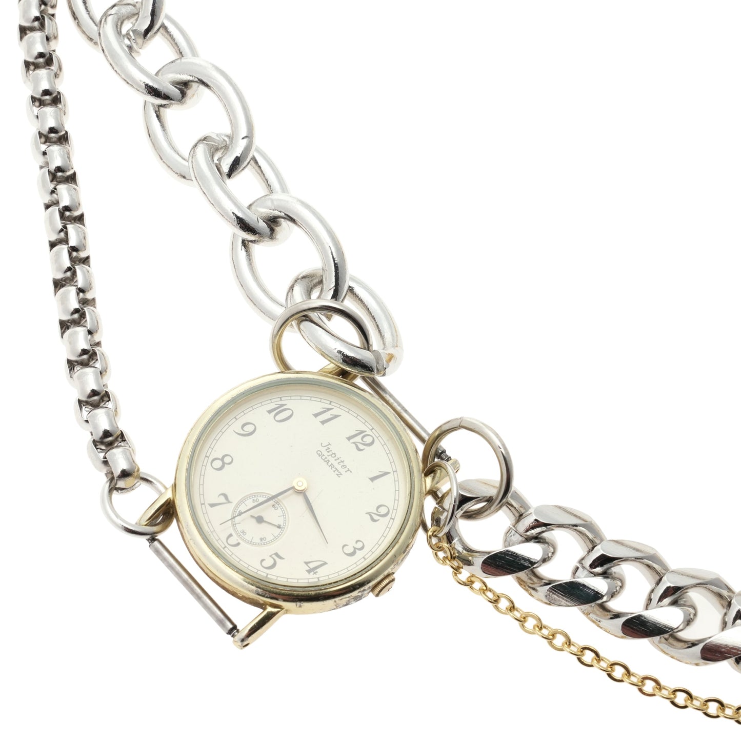 SCRAP LINKS CHAIN / SILVER