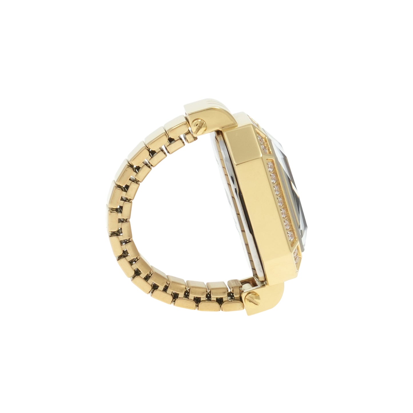 FACET RING WATCH / GOLD