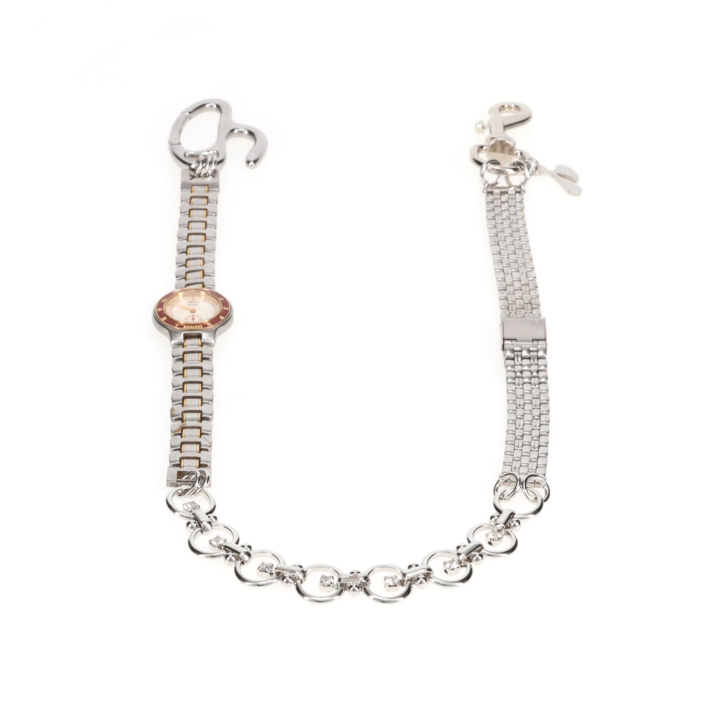 VINTAGE WATCH LINKS CHAIN / SILVER