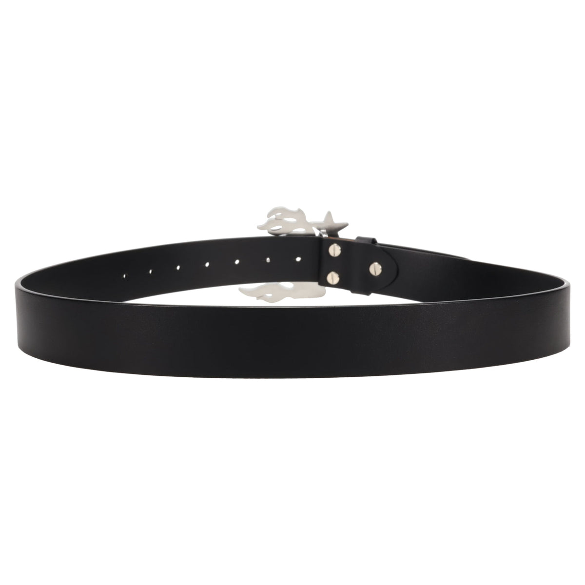 HELLSTAR "FLAME GIRL" LOGO BELT / BLACK