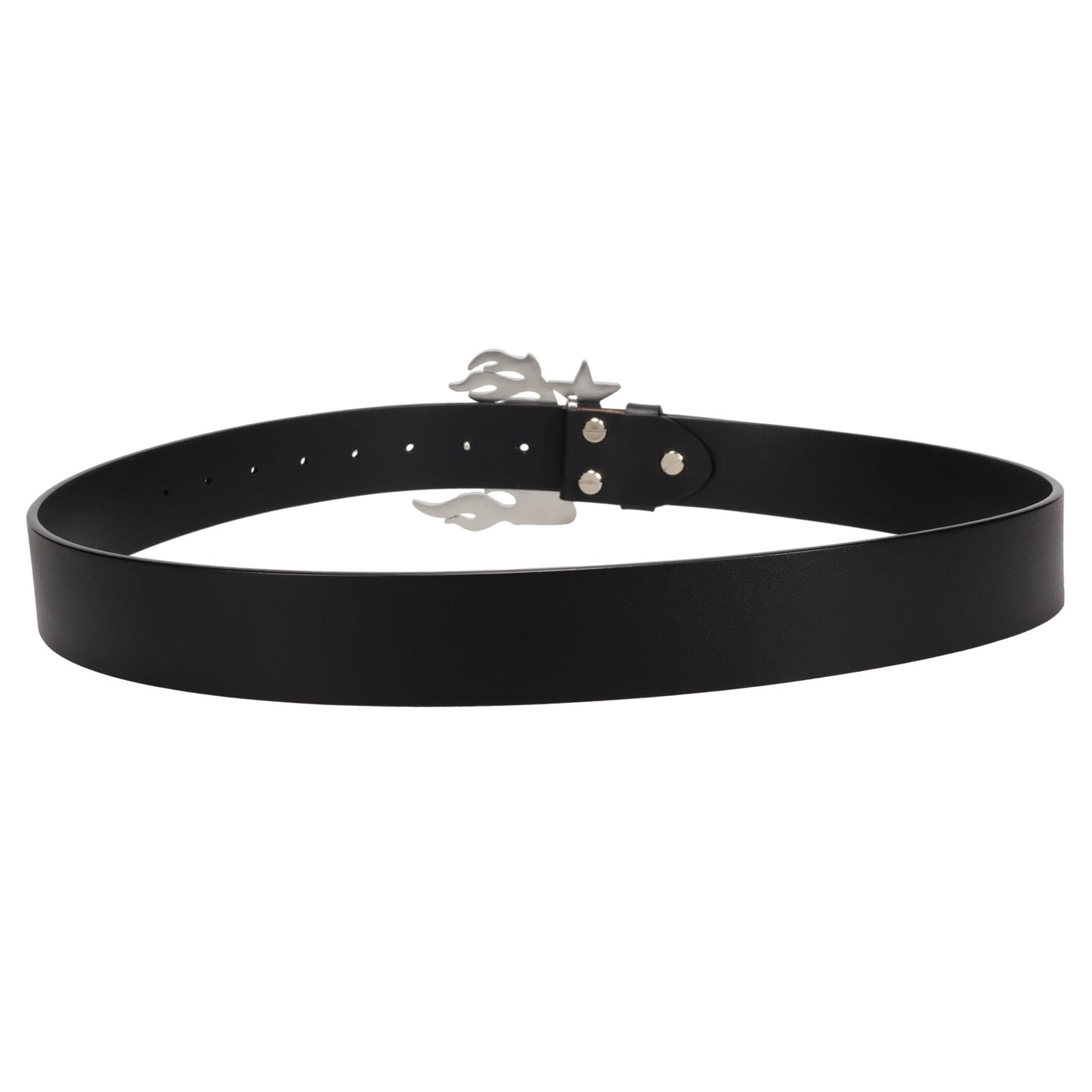 HELLSTAR "FLAME GIRL" LOGO BELT / BLACK