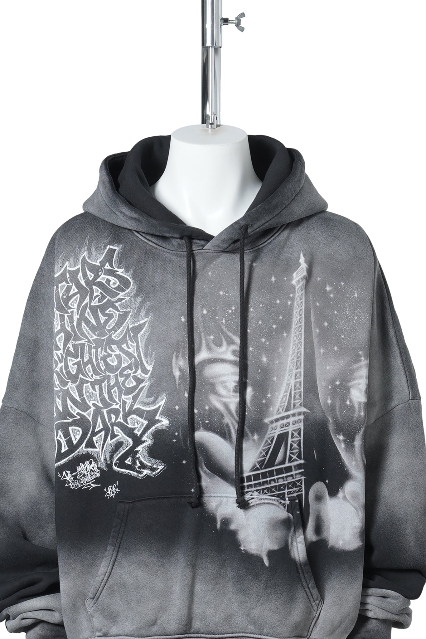 EIFFEL TOWER HOODIE / BLACK