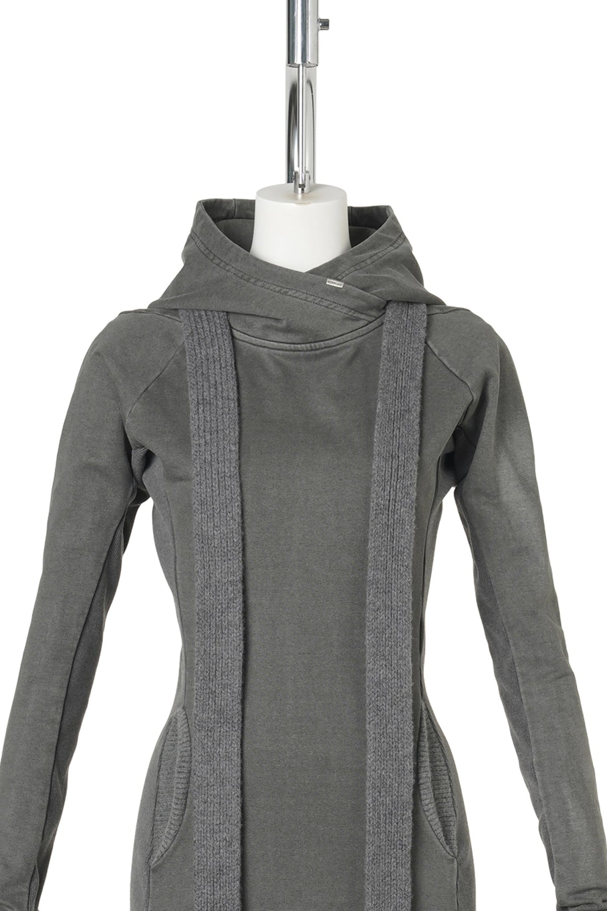 GLOVE HOODIE W/ MUFFLER / CHARCOAL