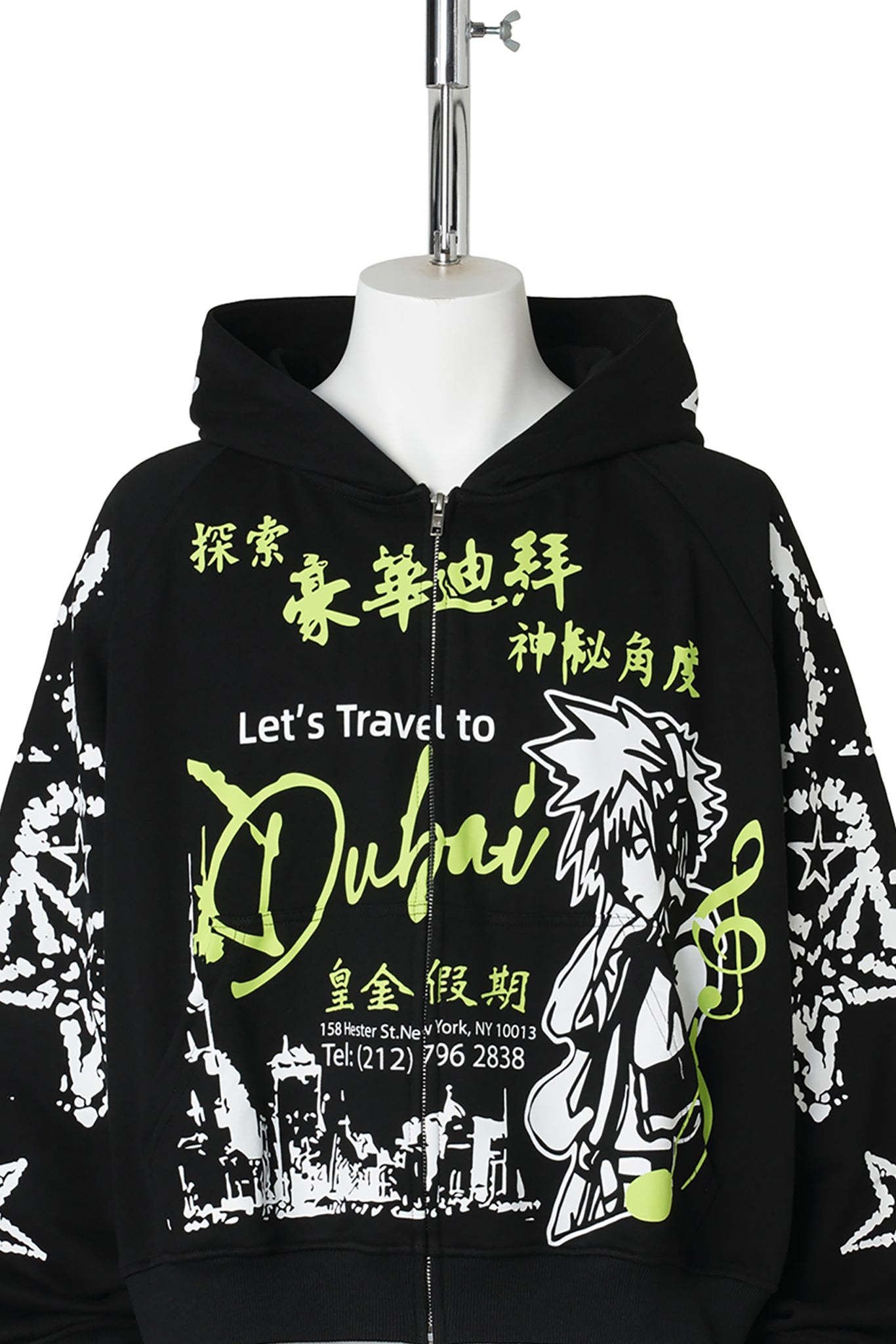 DUBAI HOODIE / BLACK