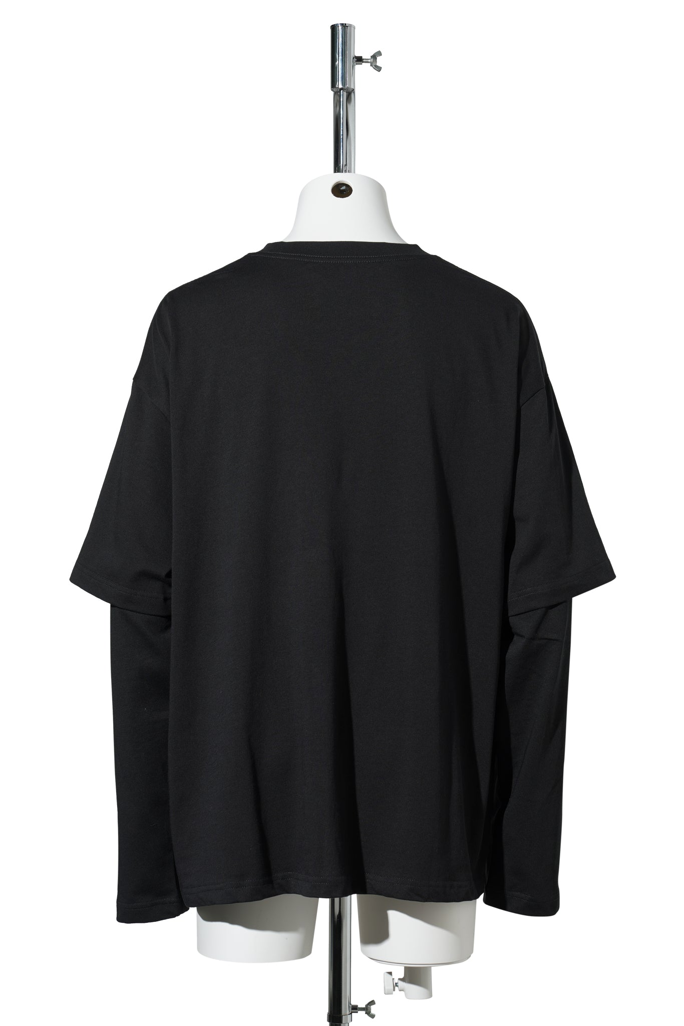 BREATHALYZE LAYERED SHIRT / BLACK
