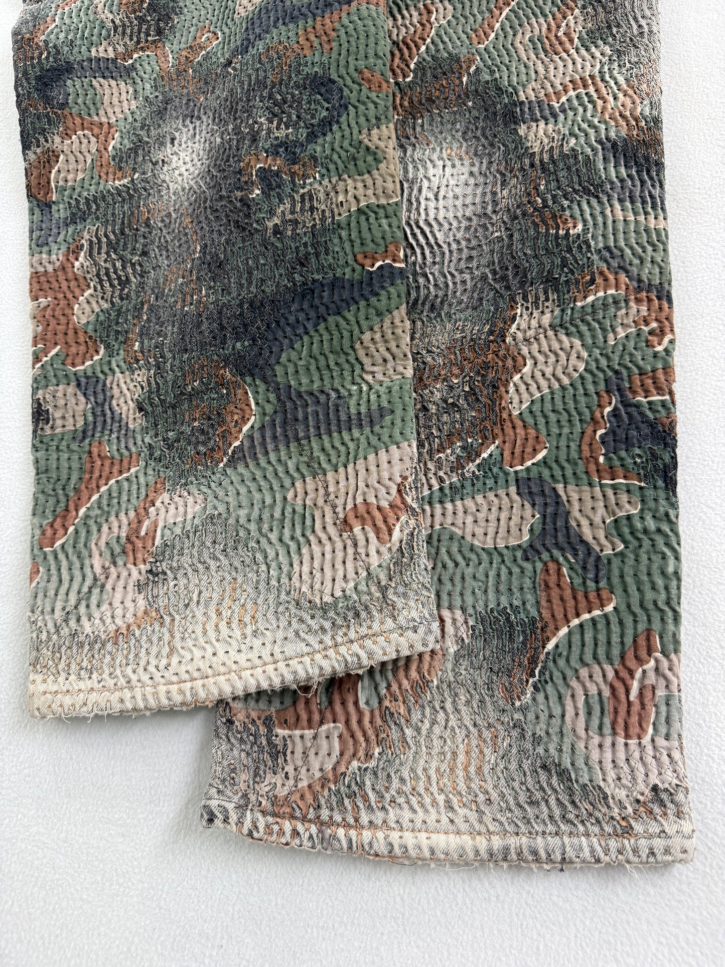 UROBOROS DOUBLE KNEE PAINTER PANTS / CAMOUFLAGE