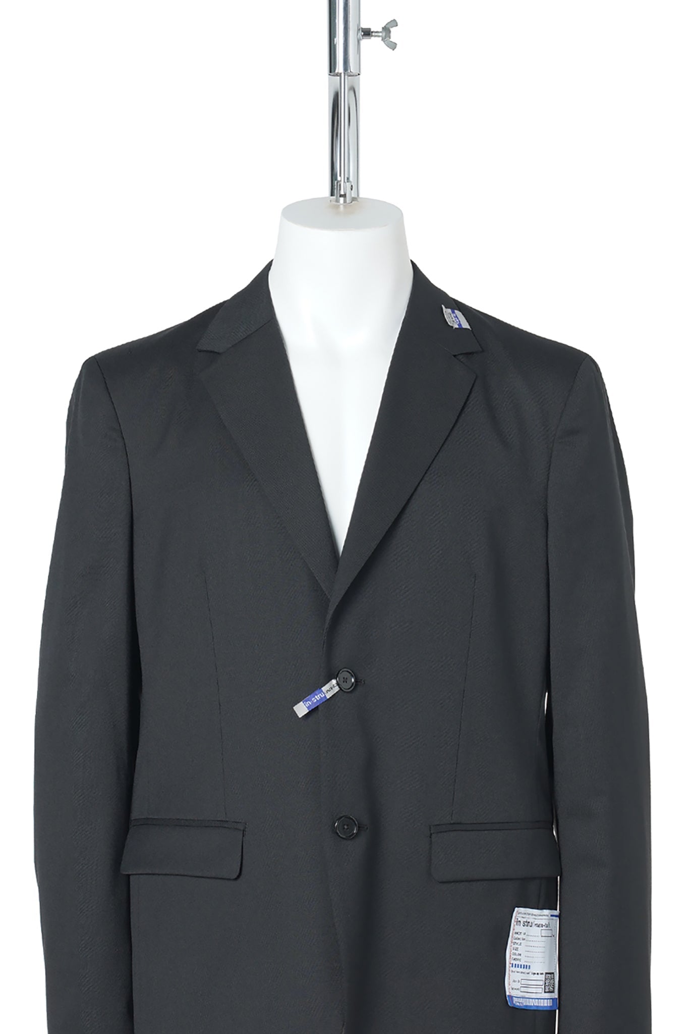 WASHABLE WOOL JACKET / BLACK
