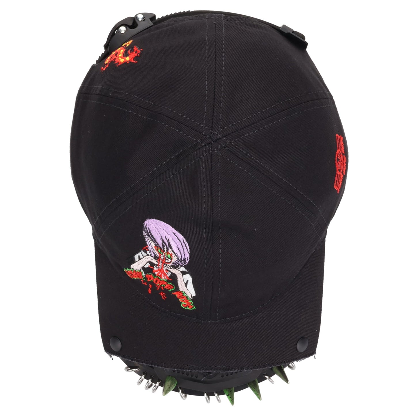 C52 CROPPED BASEBALL CAP / BLACK