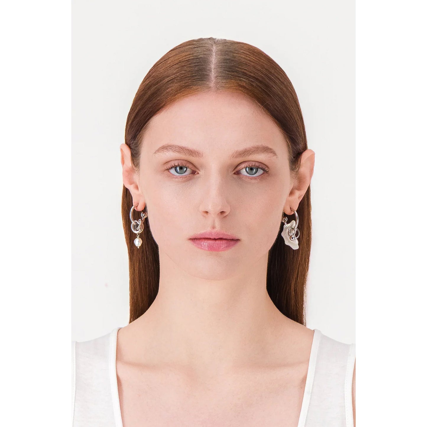 TYLER EARRINGS / PALLADIUM