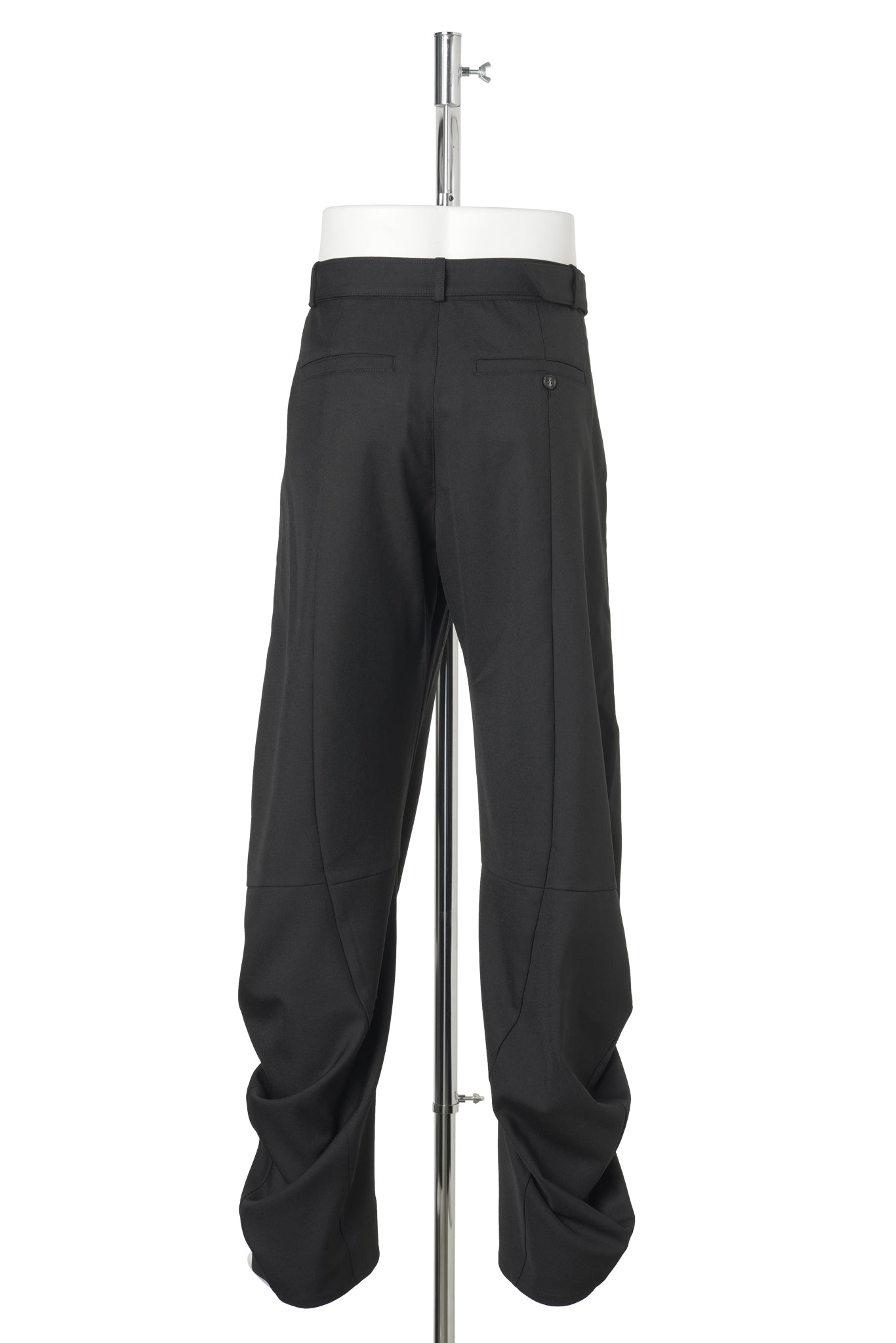 CURVED TROUSERS / BLACK