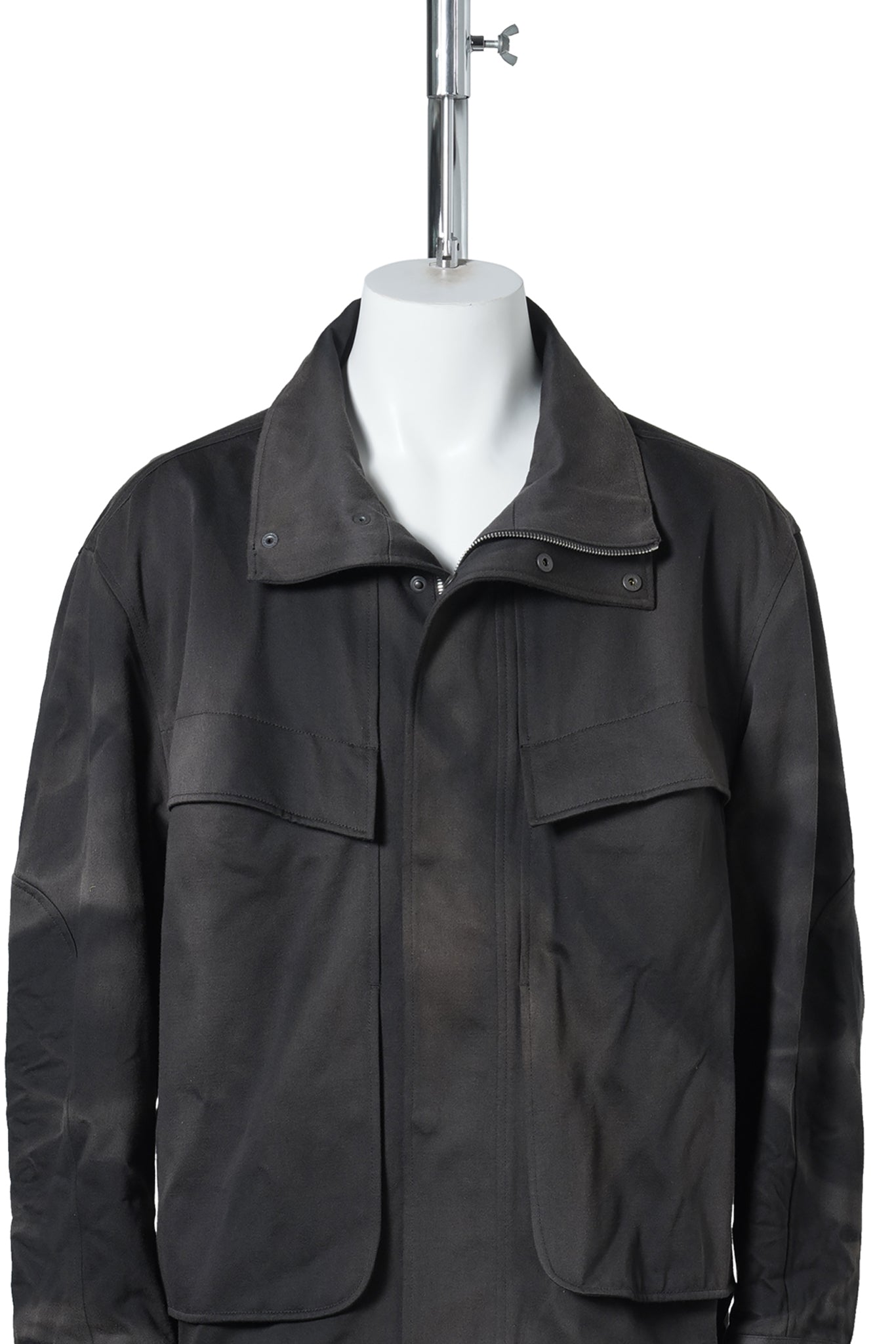 SUN-BLEACHED WORK JACKET / BLACK