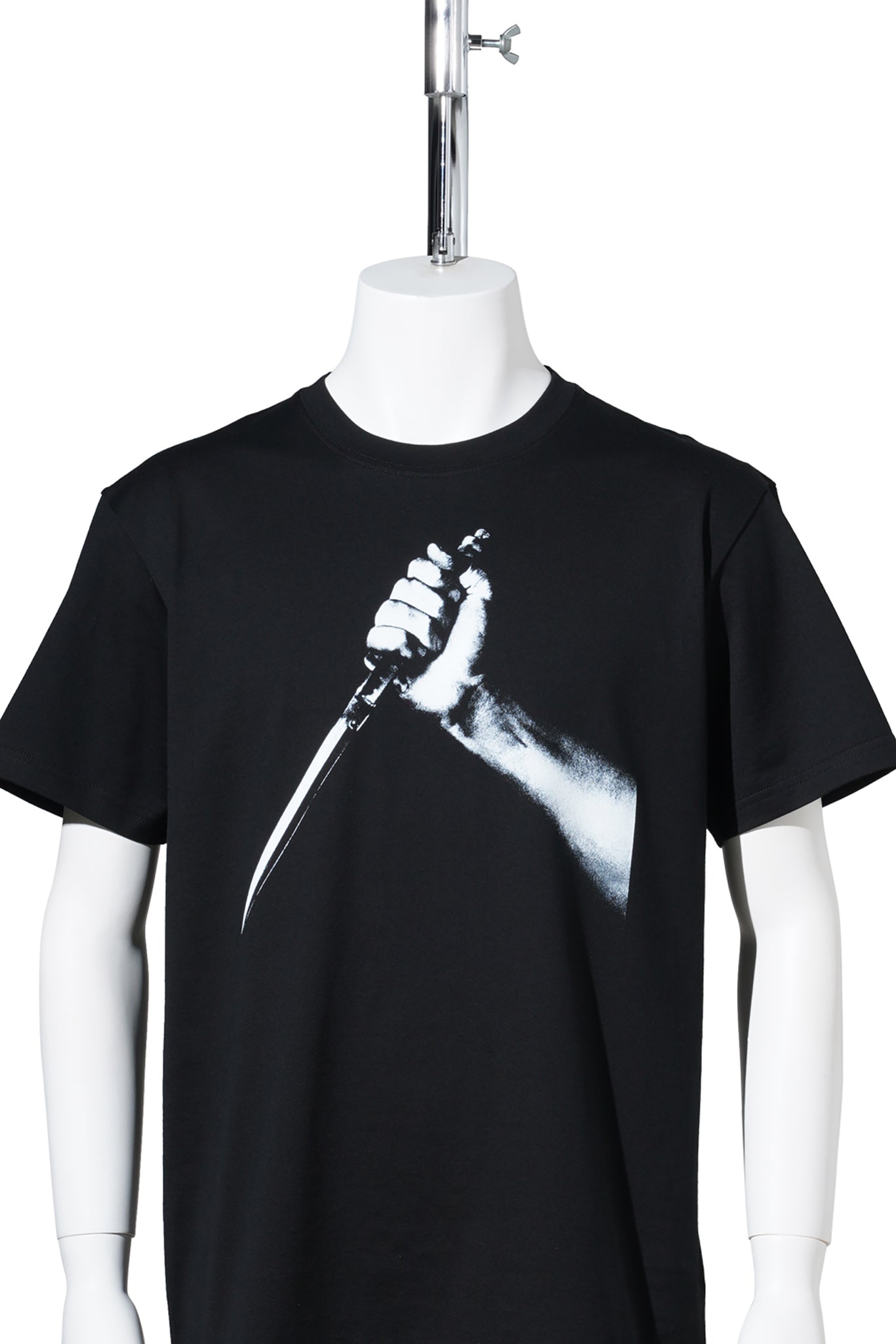 KNIFE PRINT TEE / BLACK