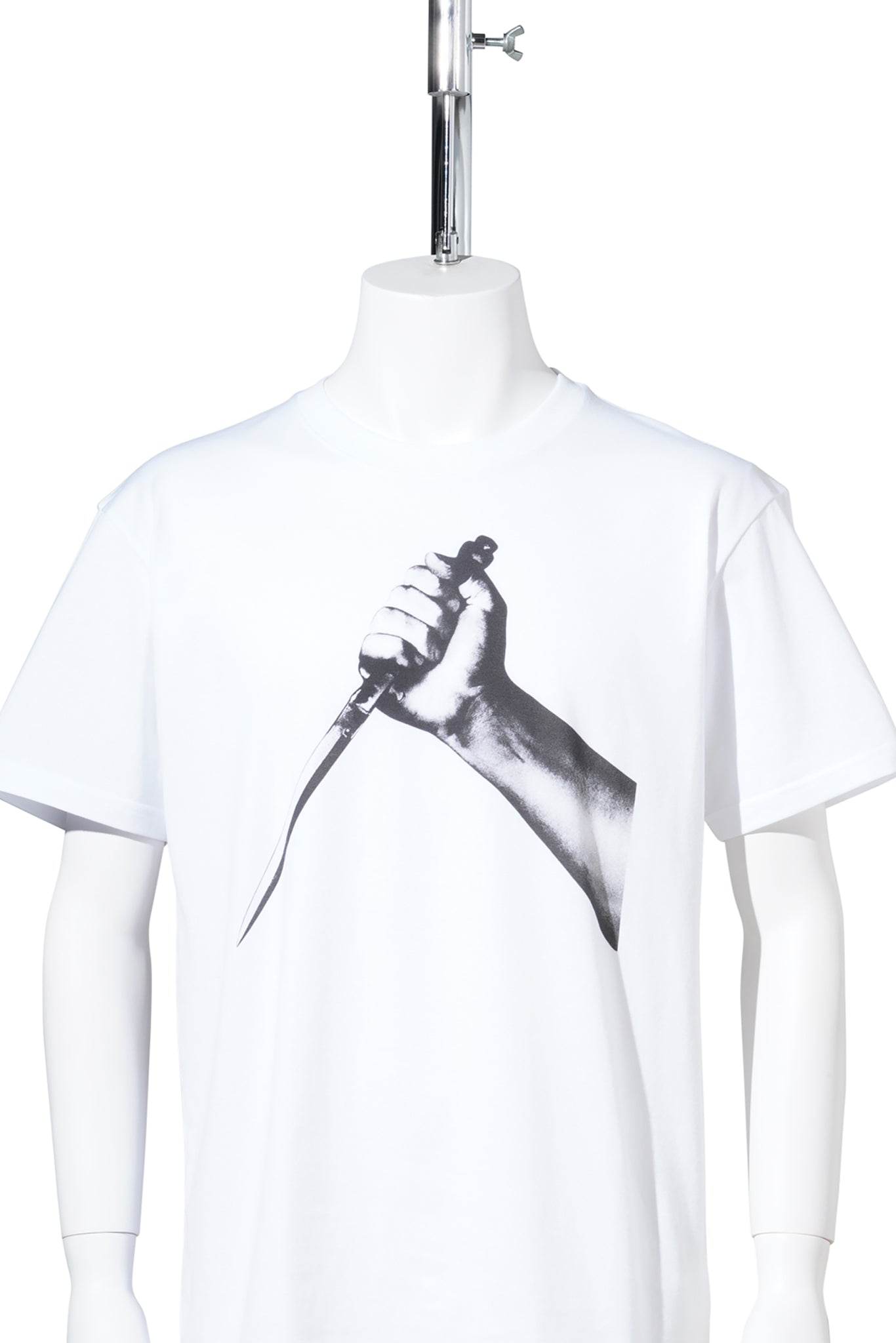 KNIFE PRINT TEE / WHITE
