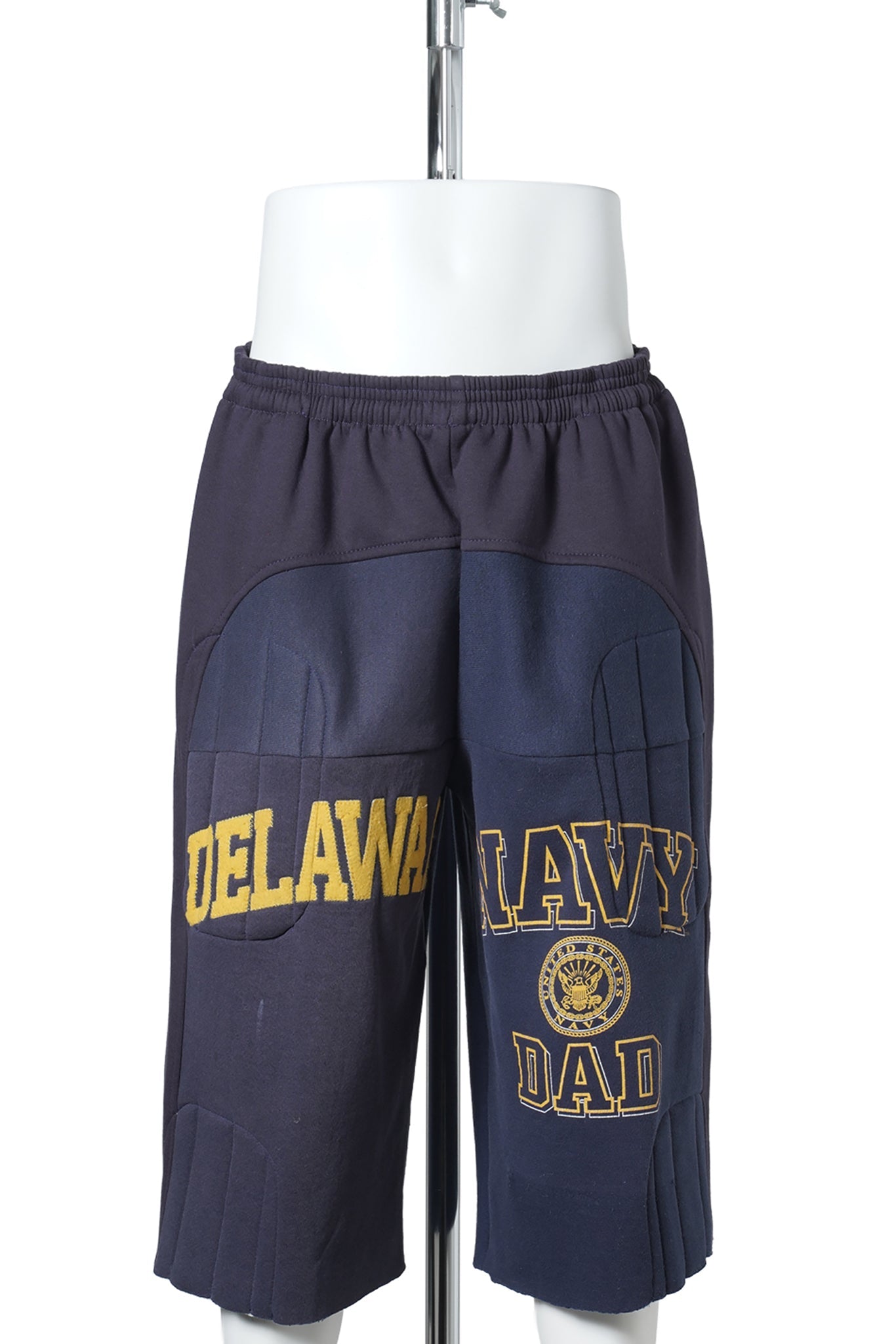 PADDED SWEAT SHORTS / NAVY