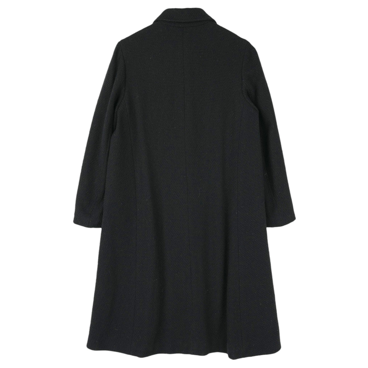 5 BUTTON COAT / BLACK