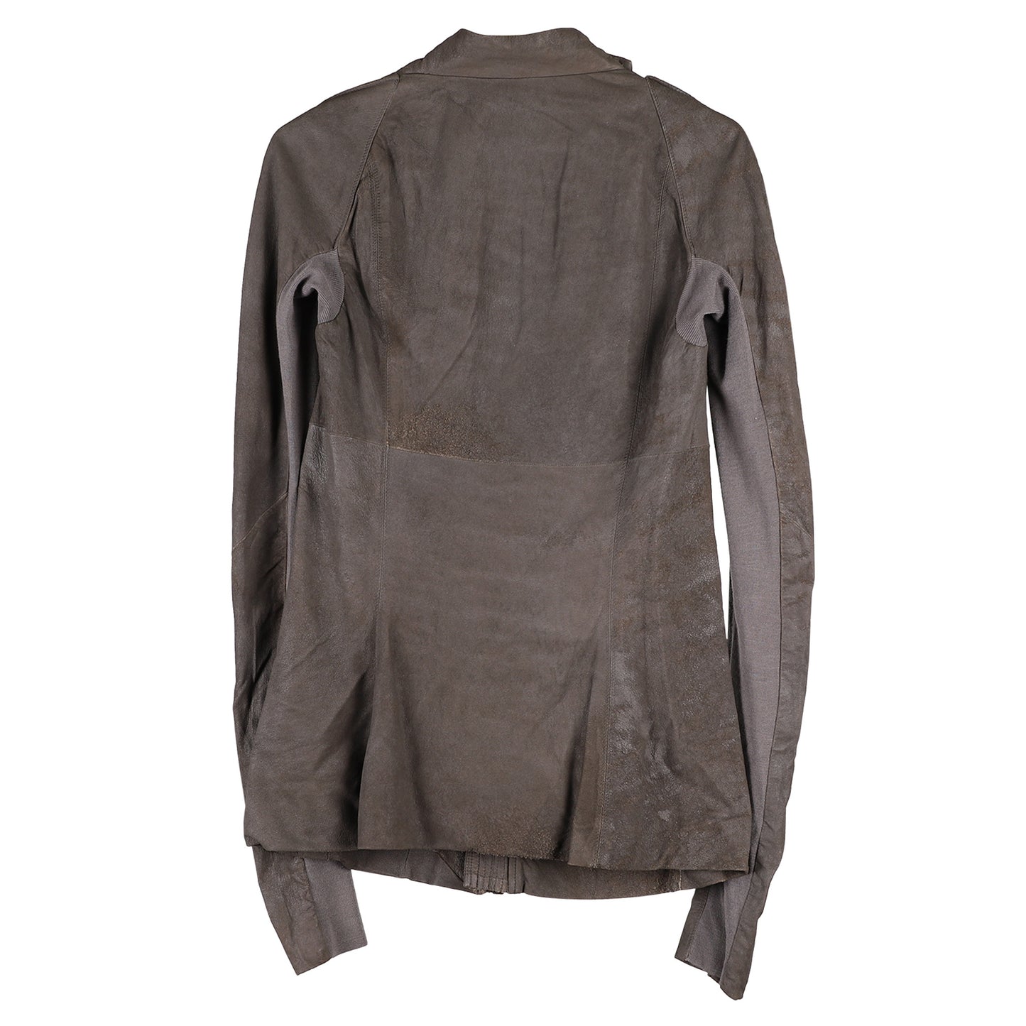 LONG LEATHER JACKET / LIGHT BROWN