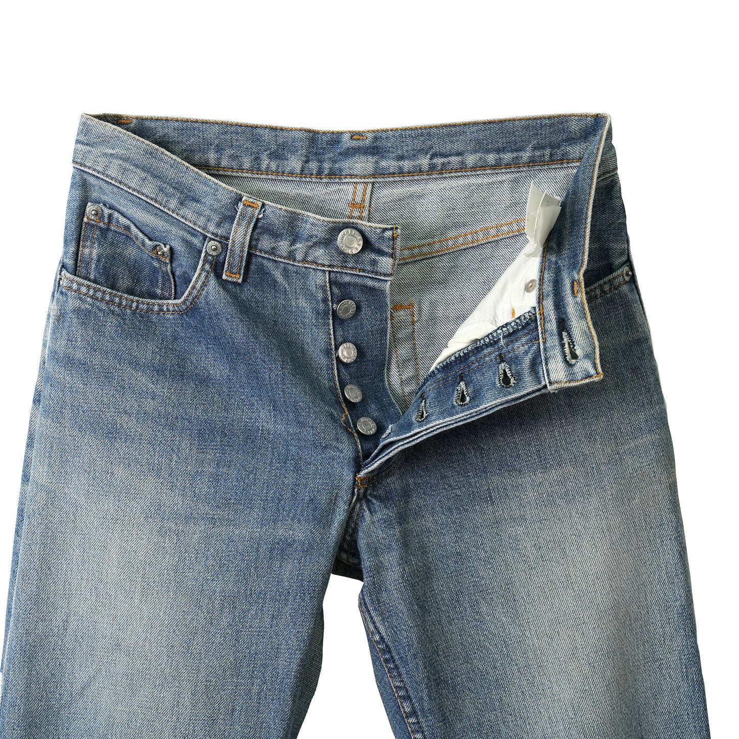 STRAIGHT CUT JEANS / LIGHT INDIGO