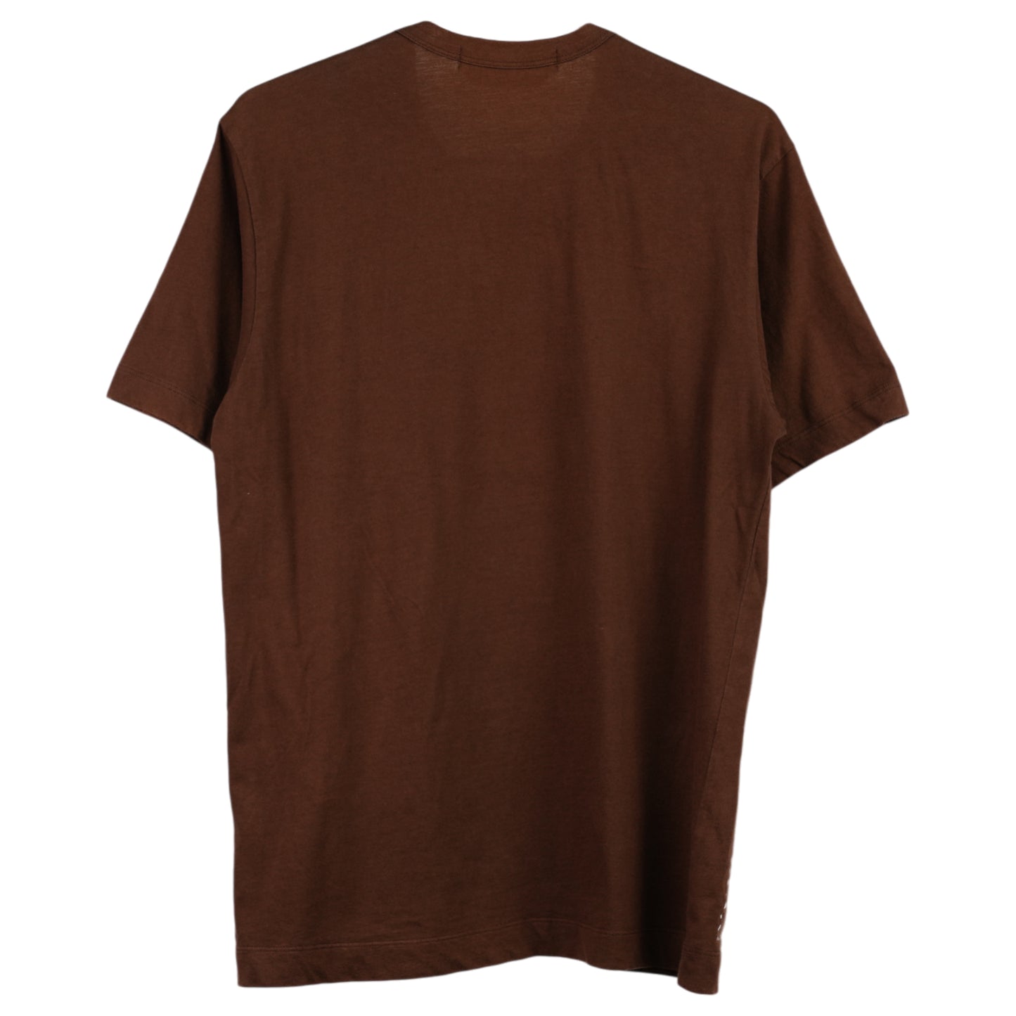 EMBROIDERY T-SHIRT / BROWN