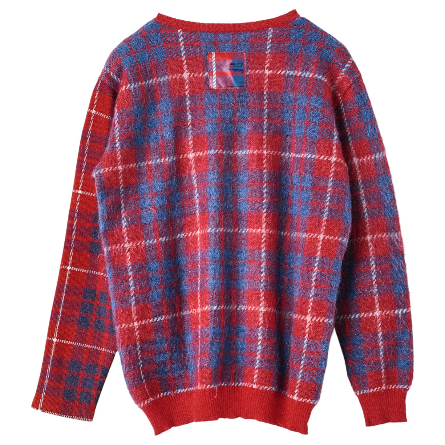 CHECK SWEATER / RED&BLUE