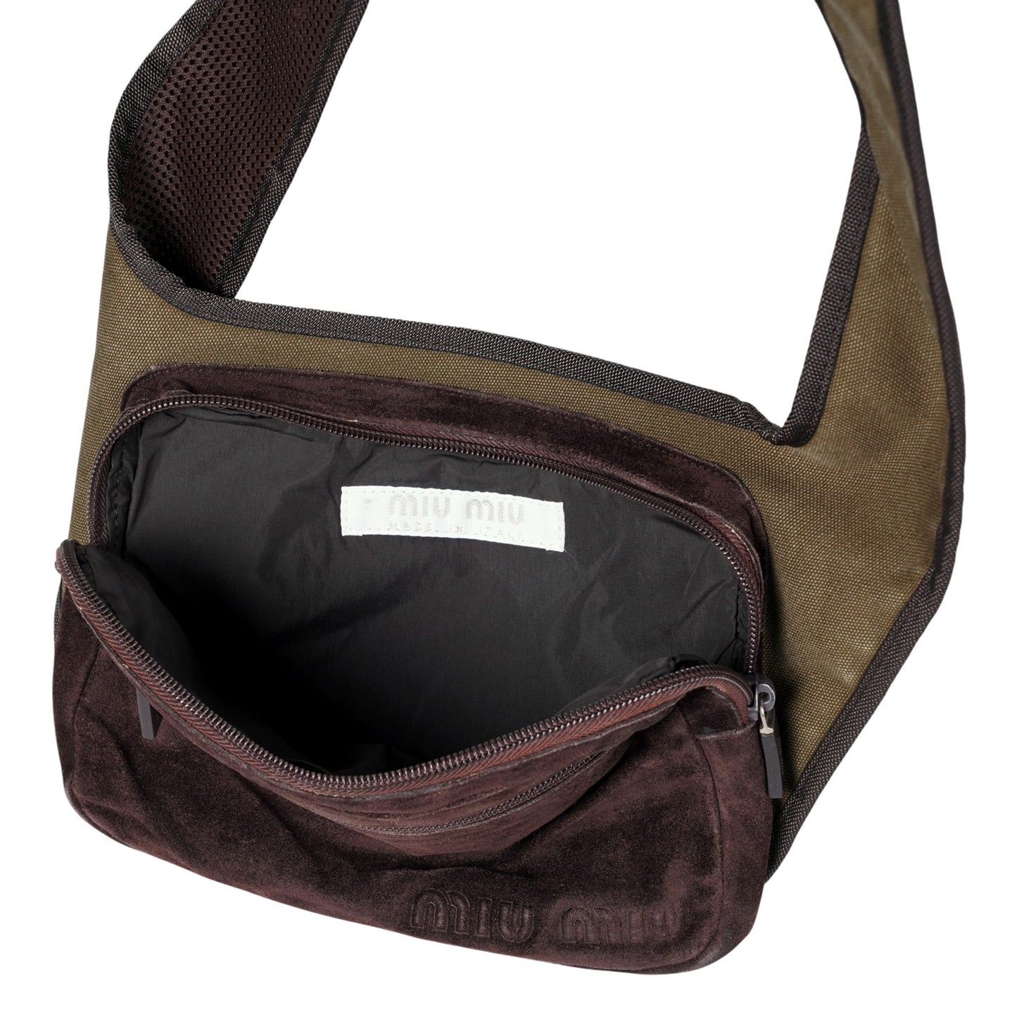 SHOULDER BAG / BROWN&KHAKI