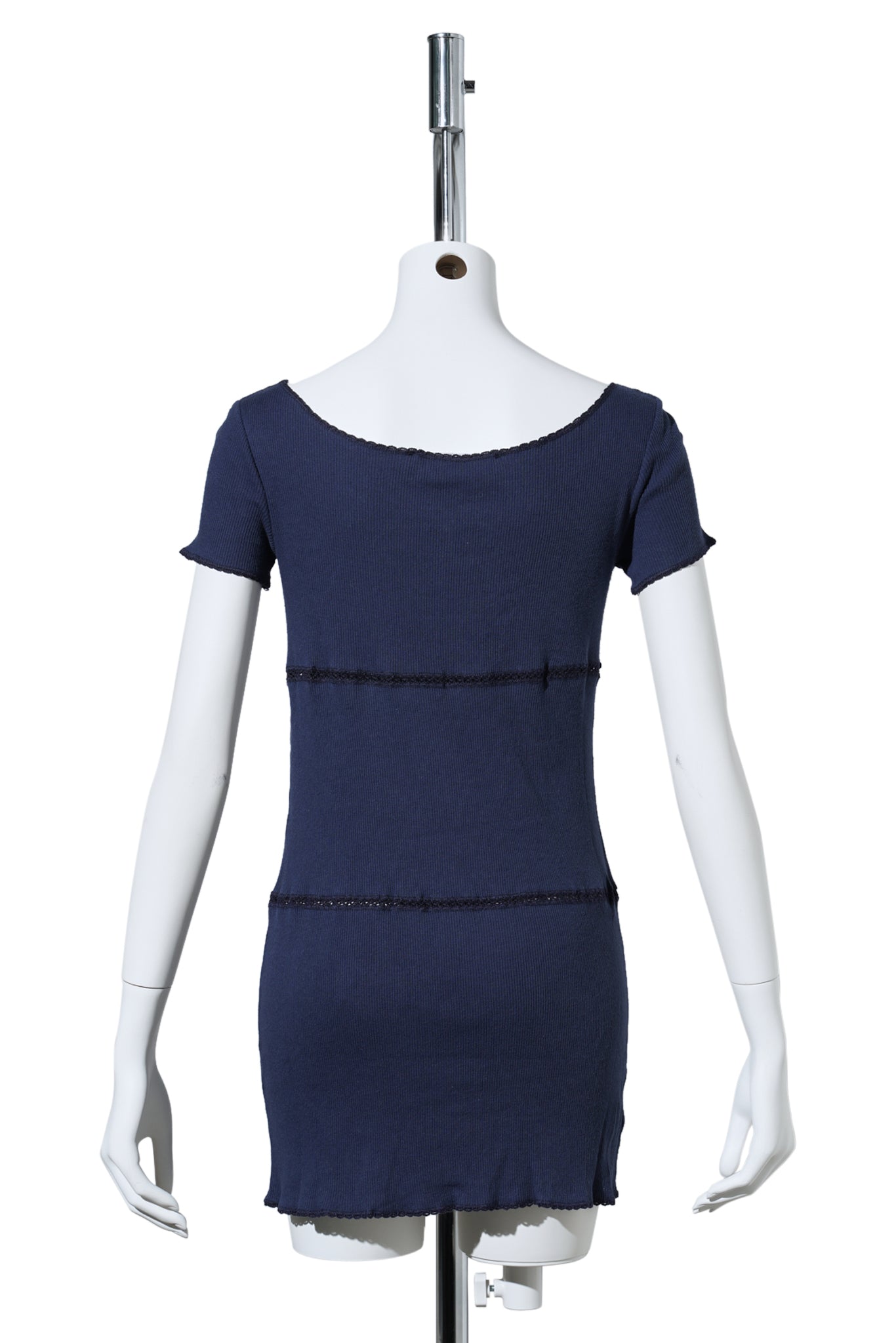 LONG T-SHIRT DRESS / NAVY
