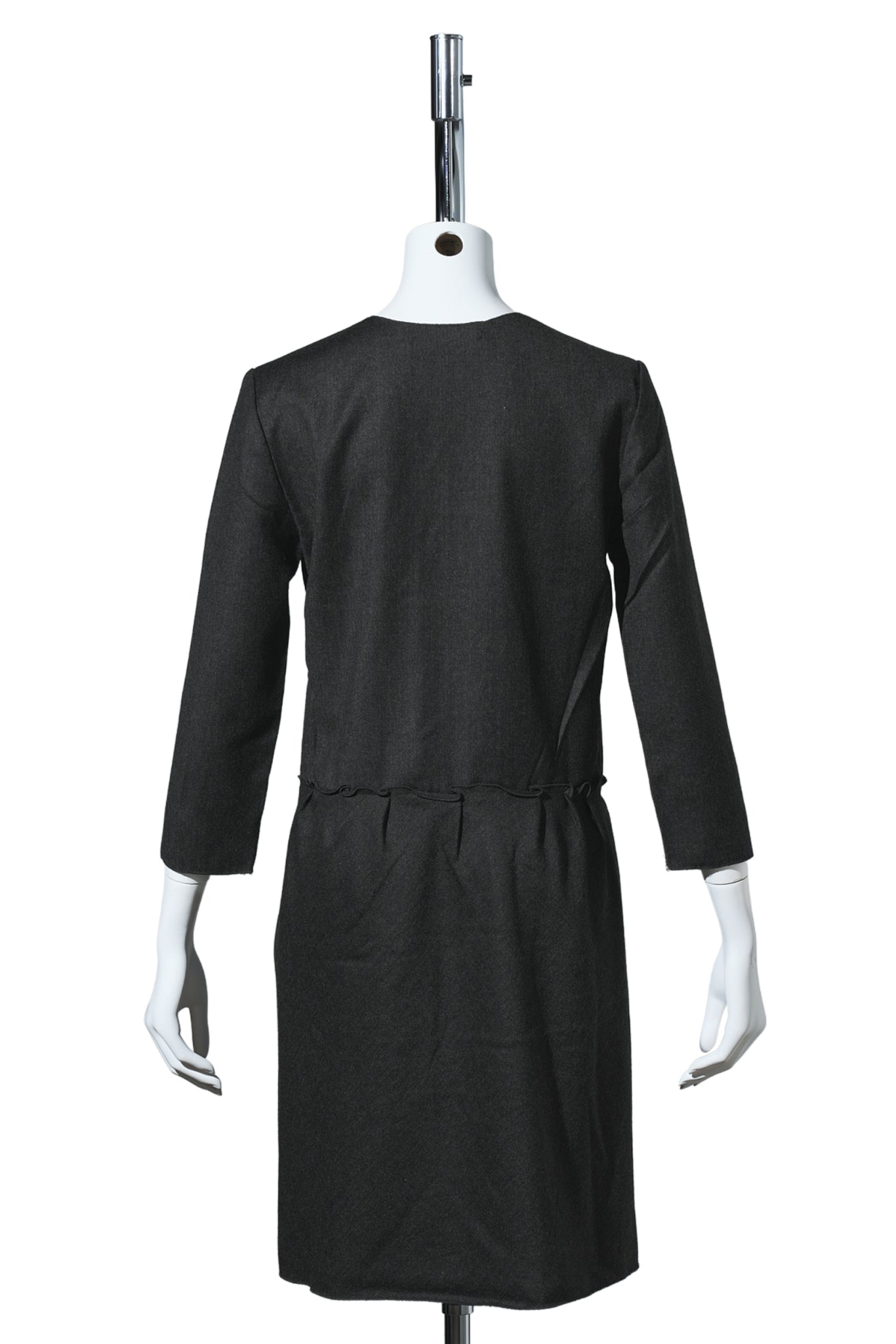 WOOL DRESS / CHARCOAL GREY