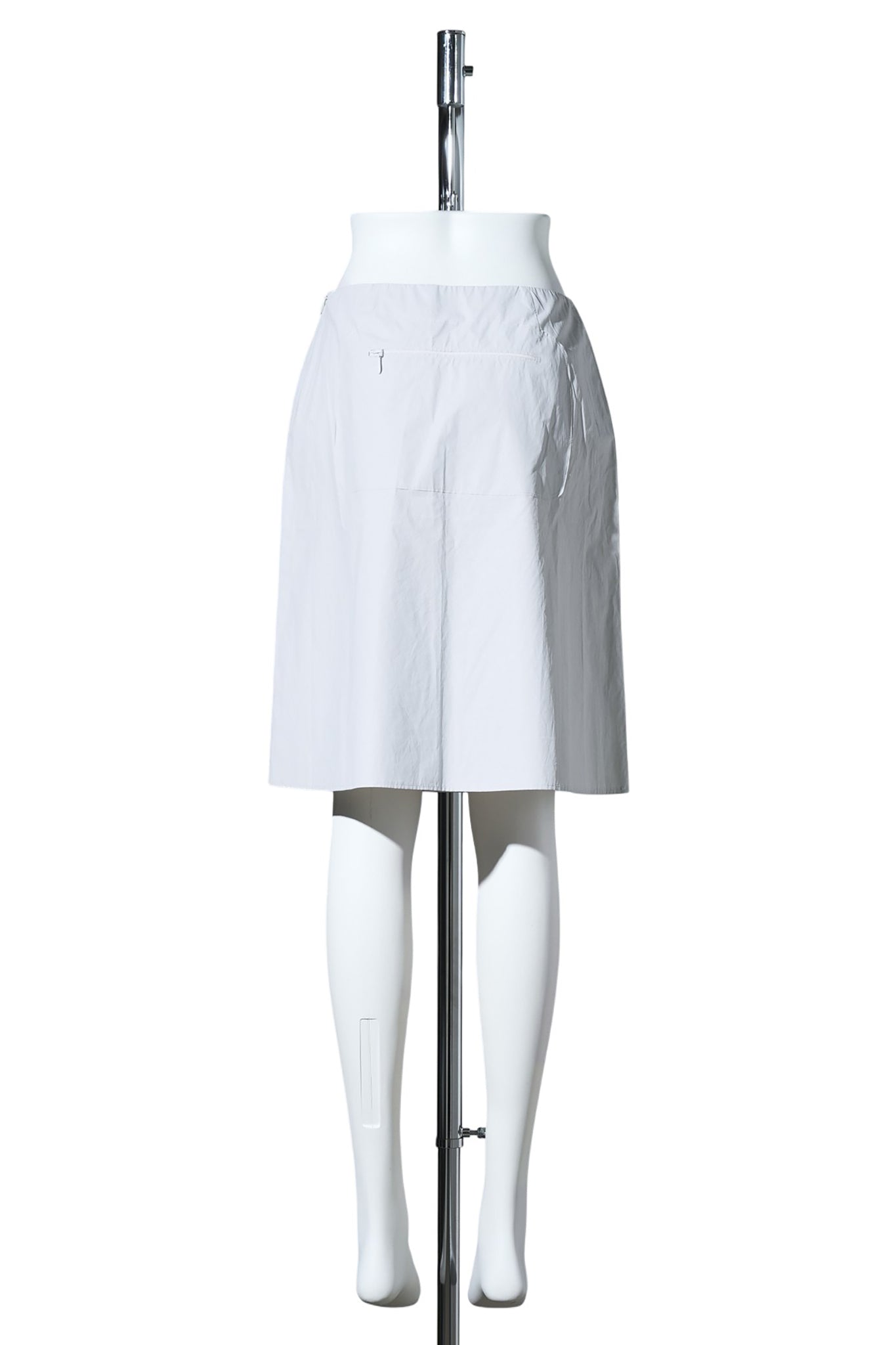 SKIRT WITH BACK POCKET / WHITE