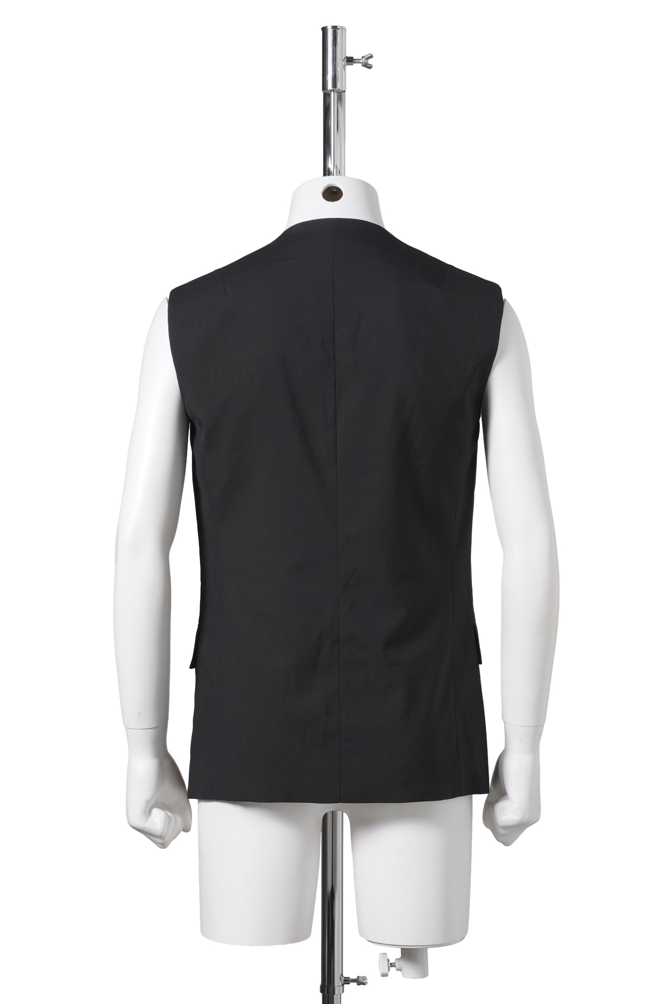 BUTTONLESS VEST / BLACK