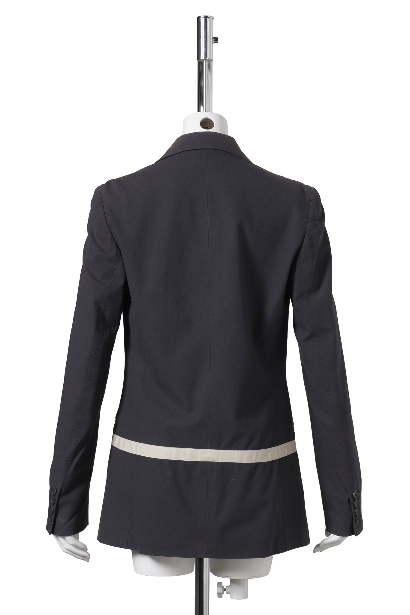 JACKET WITH A STRIPE / BLACK
