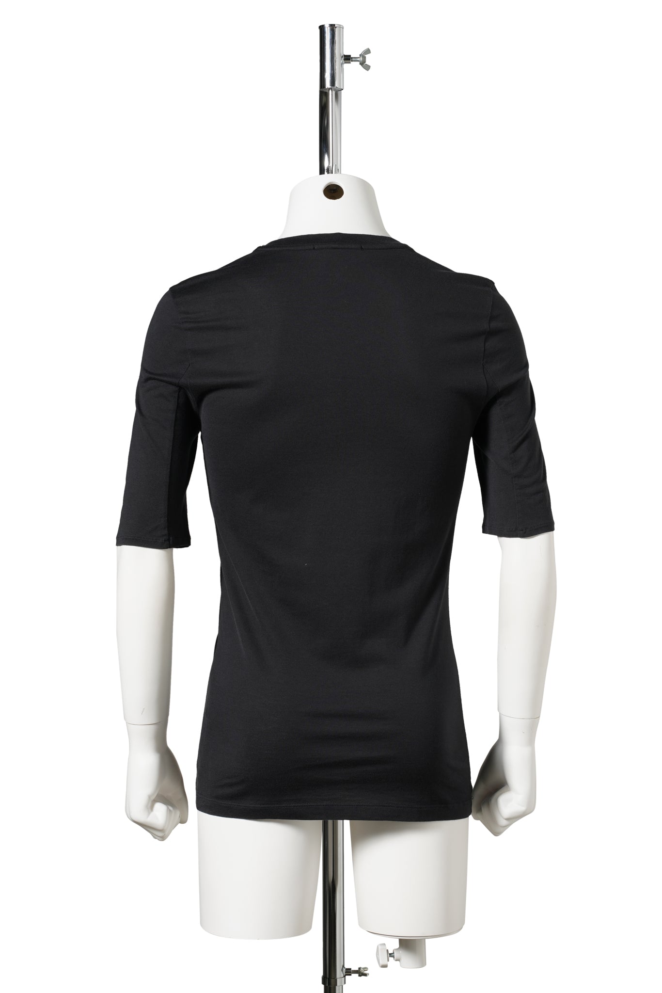 CUT OUT T-SHIRT / BLACK