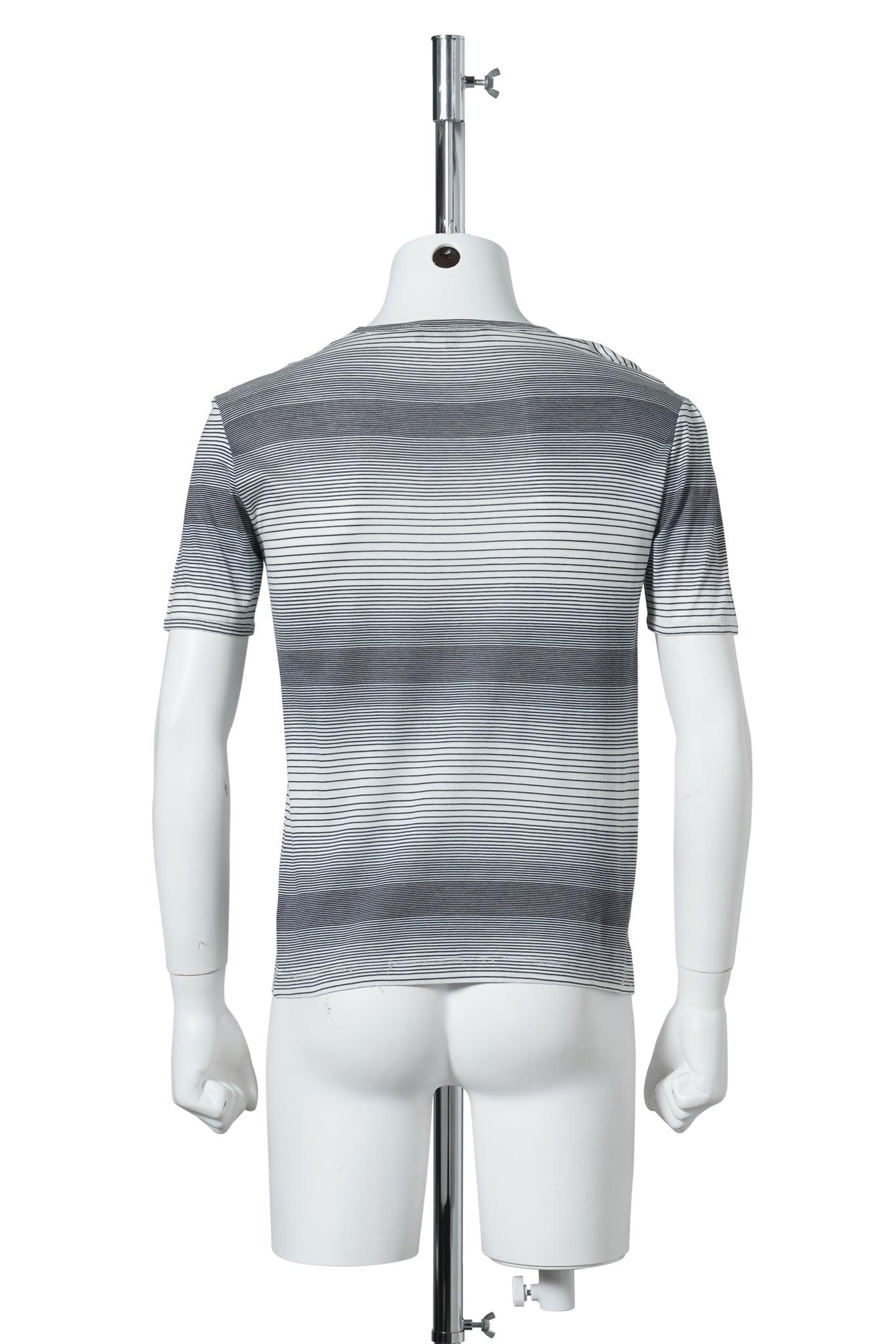 GRAPHIC STRIPE T-SHIRT / BLACK&WHITE