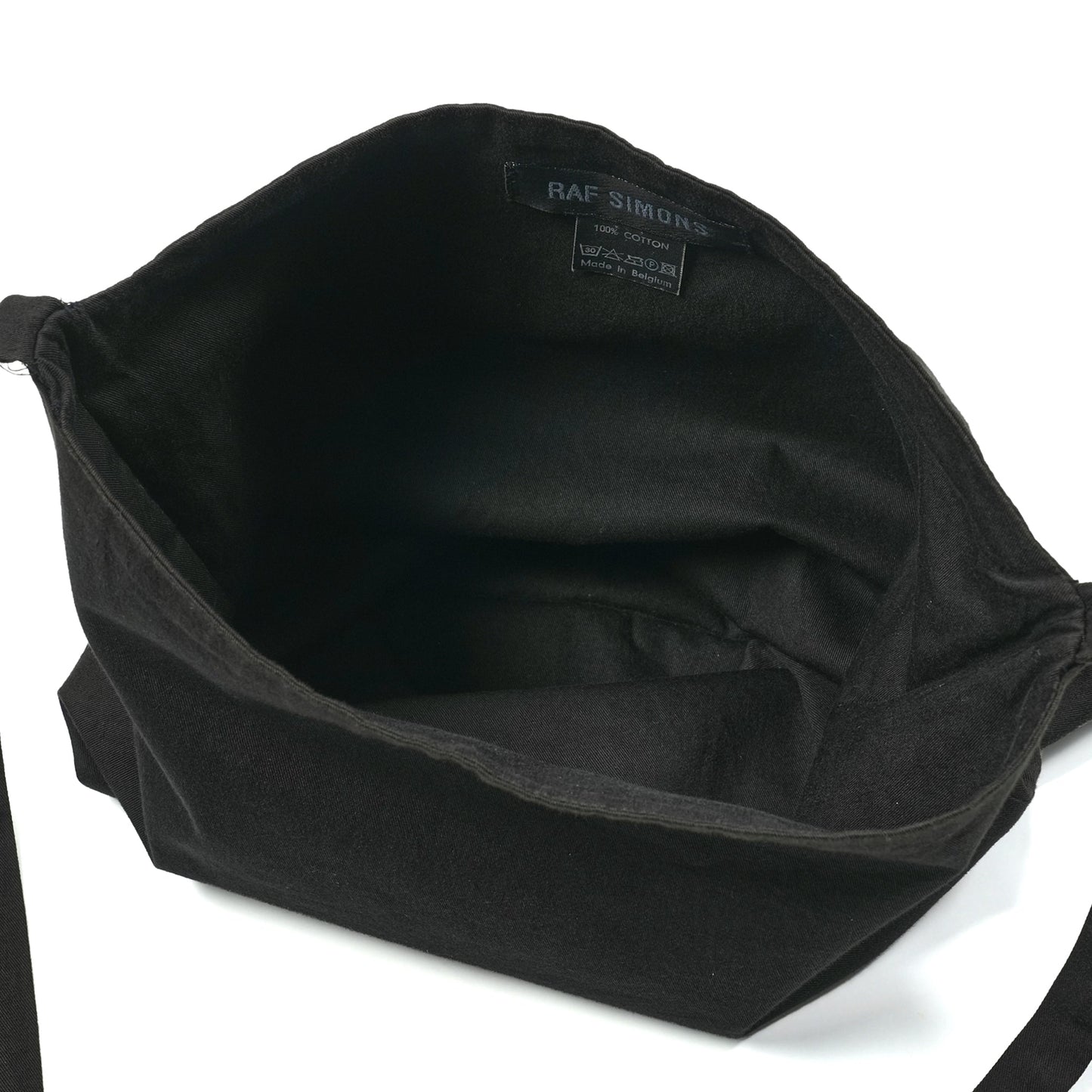 LONG STRAP TOTE BAG / BLACK