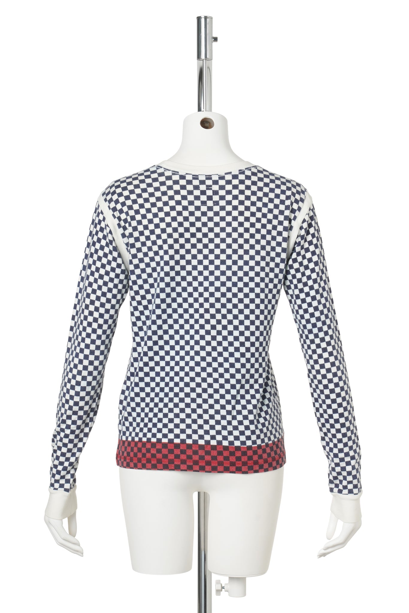 CHECK LONG SLEEVE TOP / MULTI