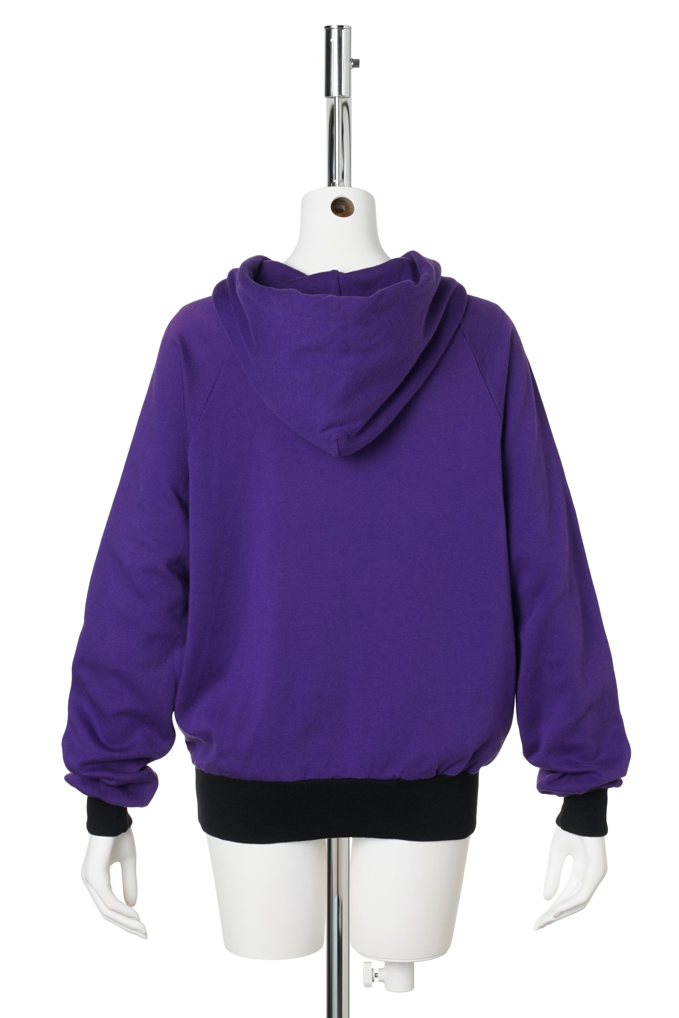 ZEBRA PRINT HOODIE / PURPLE