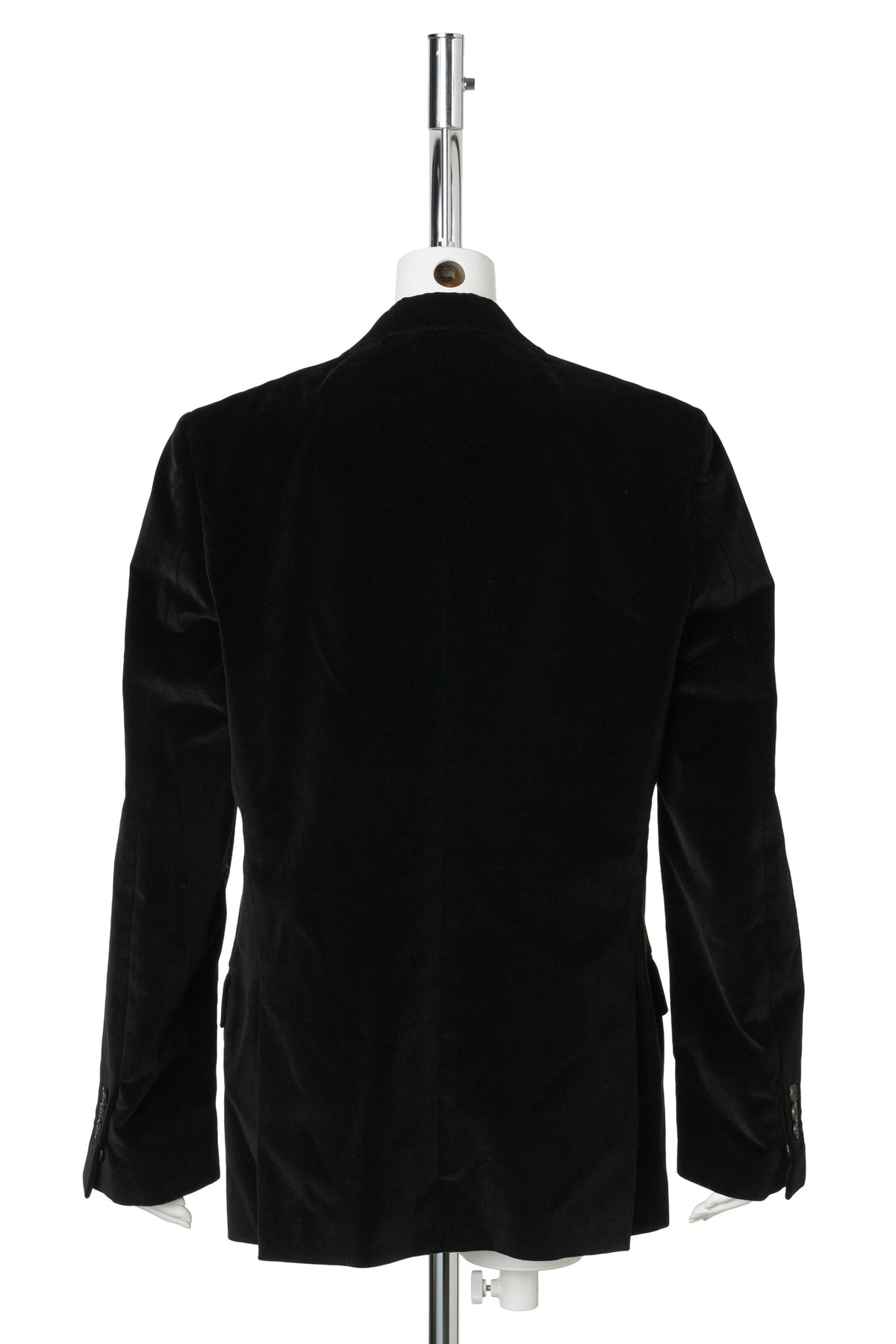 VELVET TAILORED JACKET / BLACK