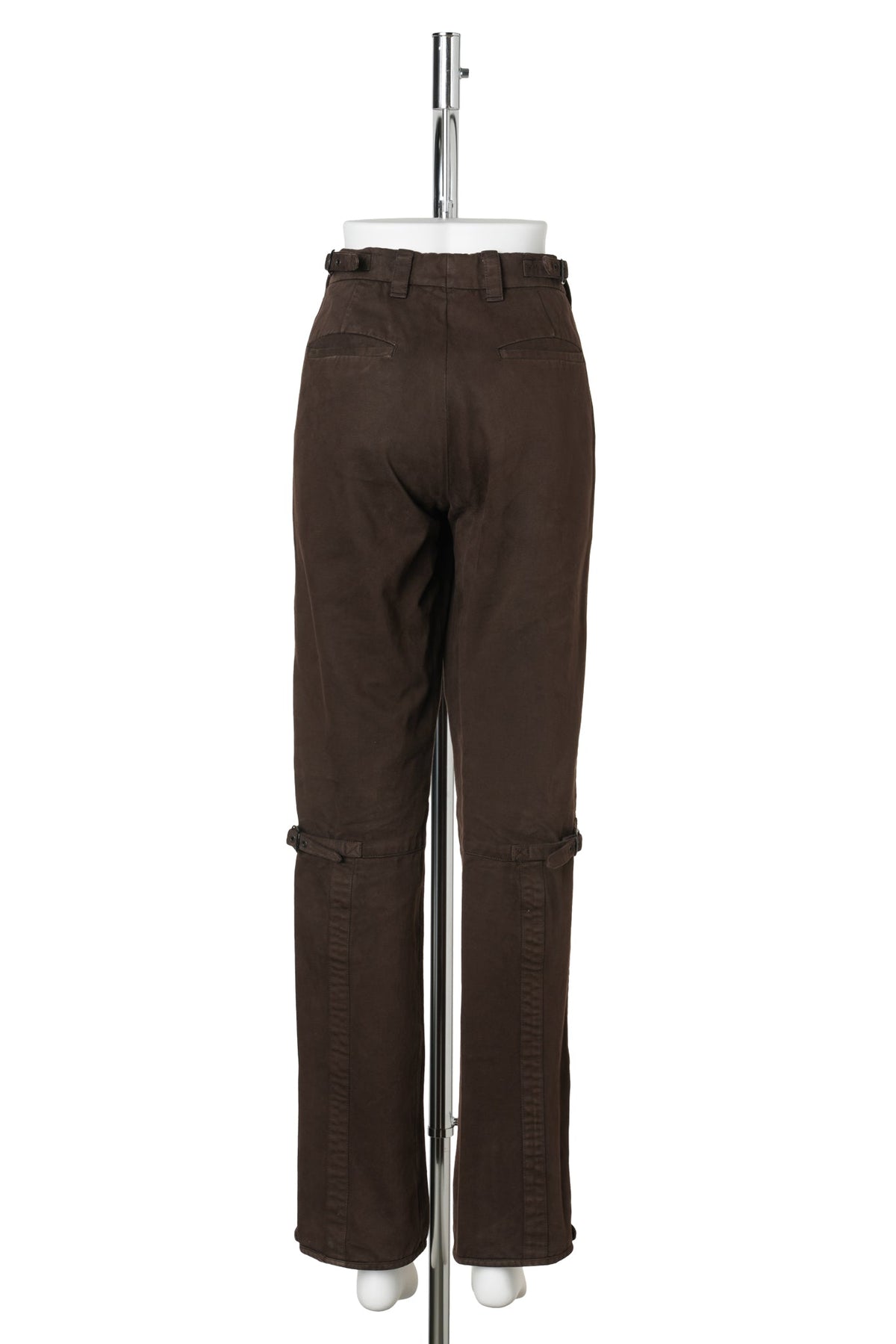 MULTI BELTED PANTS / BROWN
