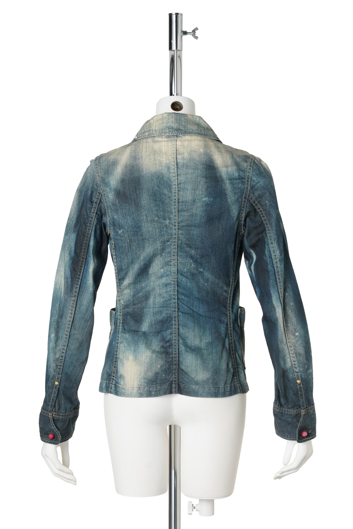 MULTI BUTTON DENIM JACKET / INDIGO