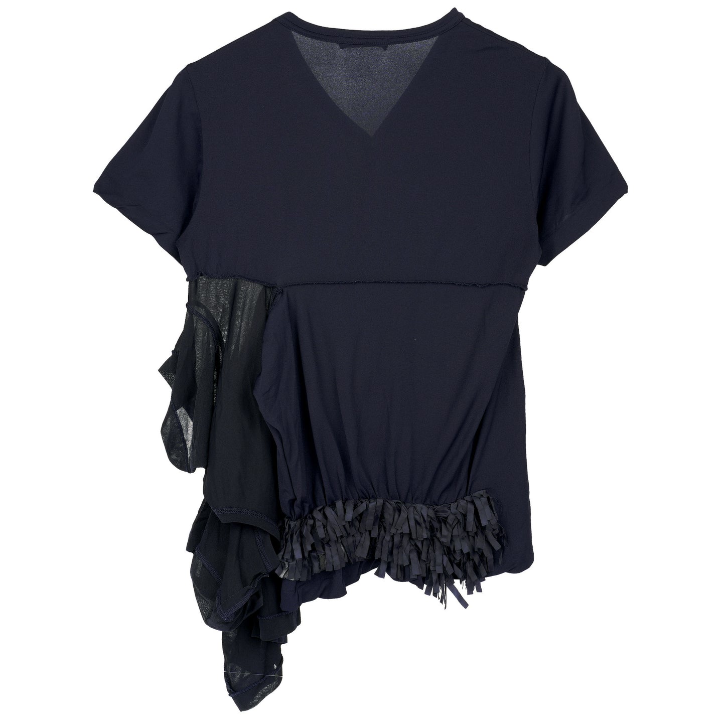 FRILL CARDIGAN / NAVY
