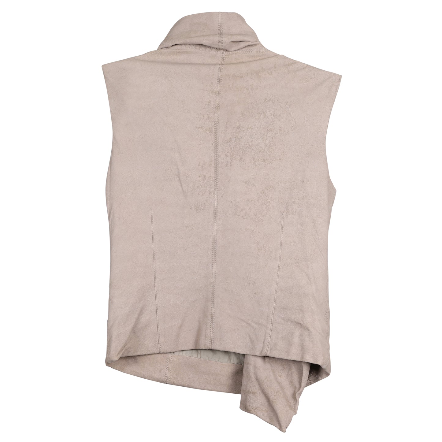 LEATHER VEST / CREAM