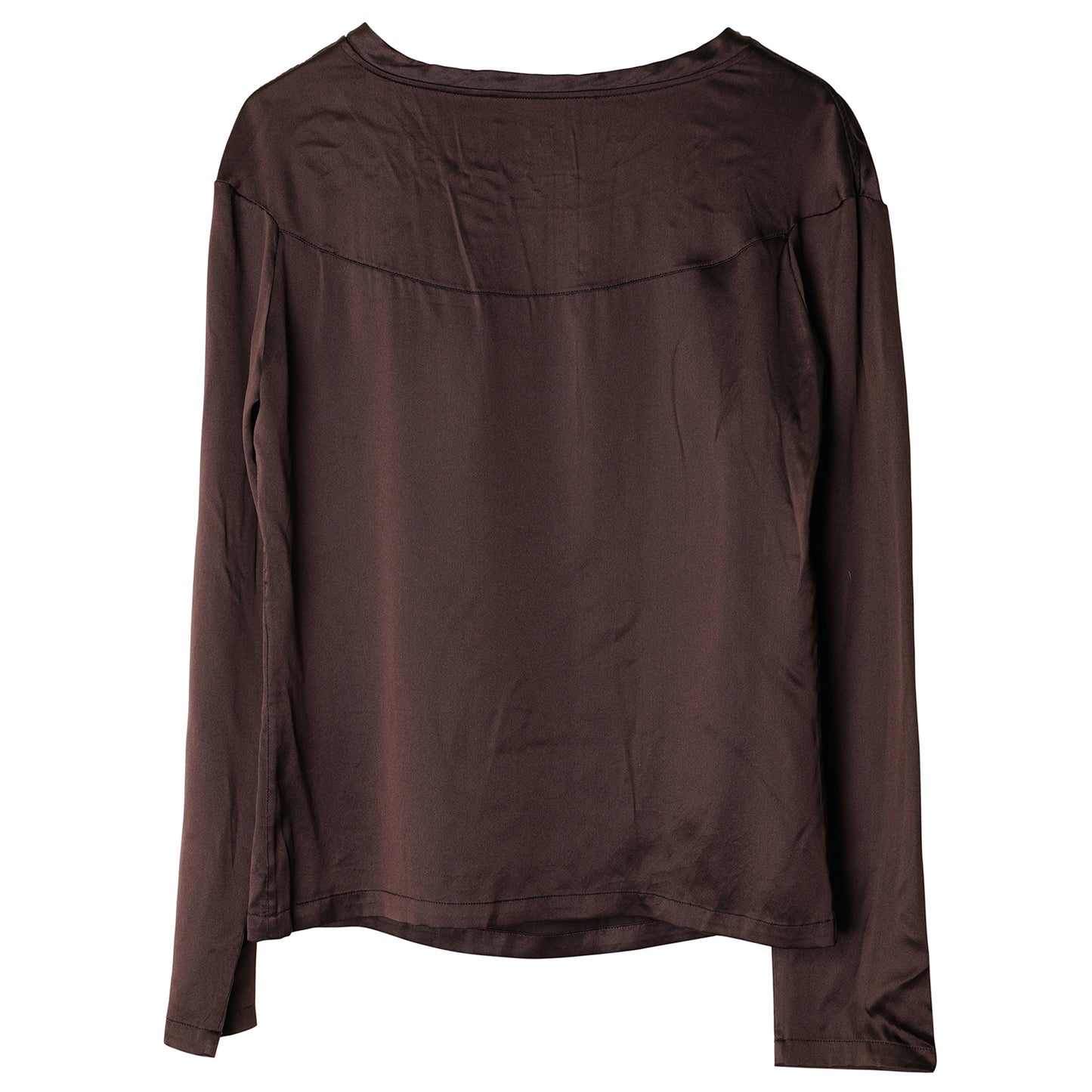 LONG SLEEVE TOP / BROWN