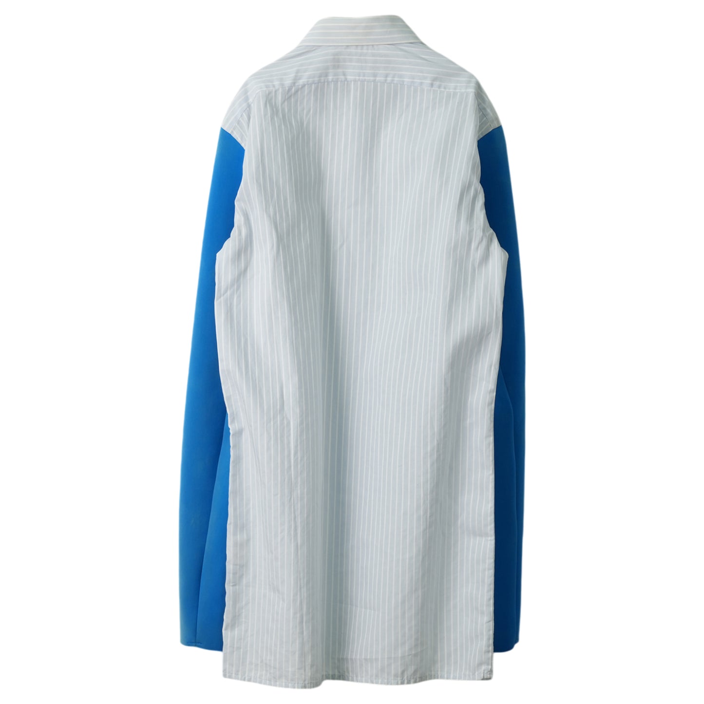 NEOPRENE SLEEVE STRIPE SHIRT / BLUE&BLUE