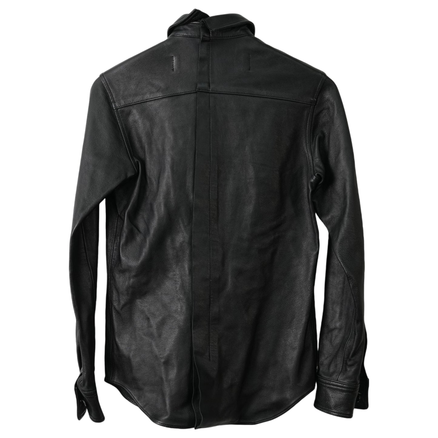 LEATHER SHIRT / BLACK