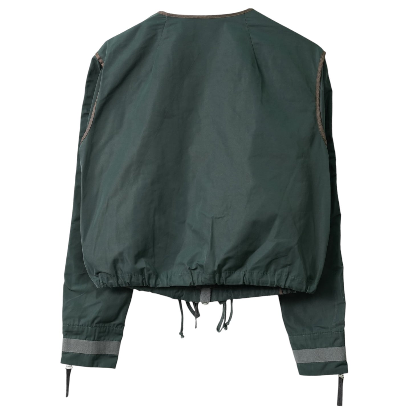 MULTI ZIPPERED JACKET / GREEN
