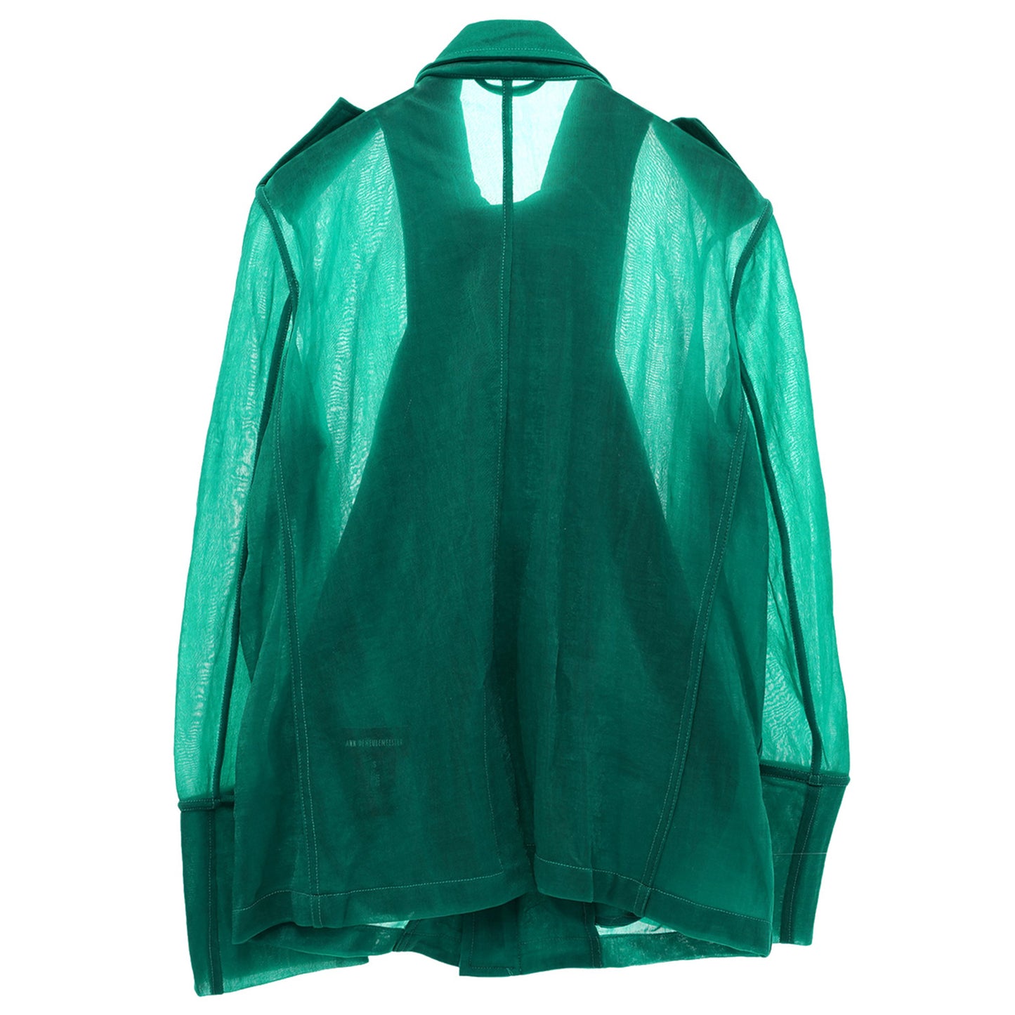 SHEER MILITARY JACKET / GREEN