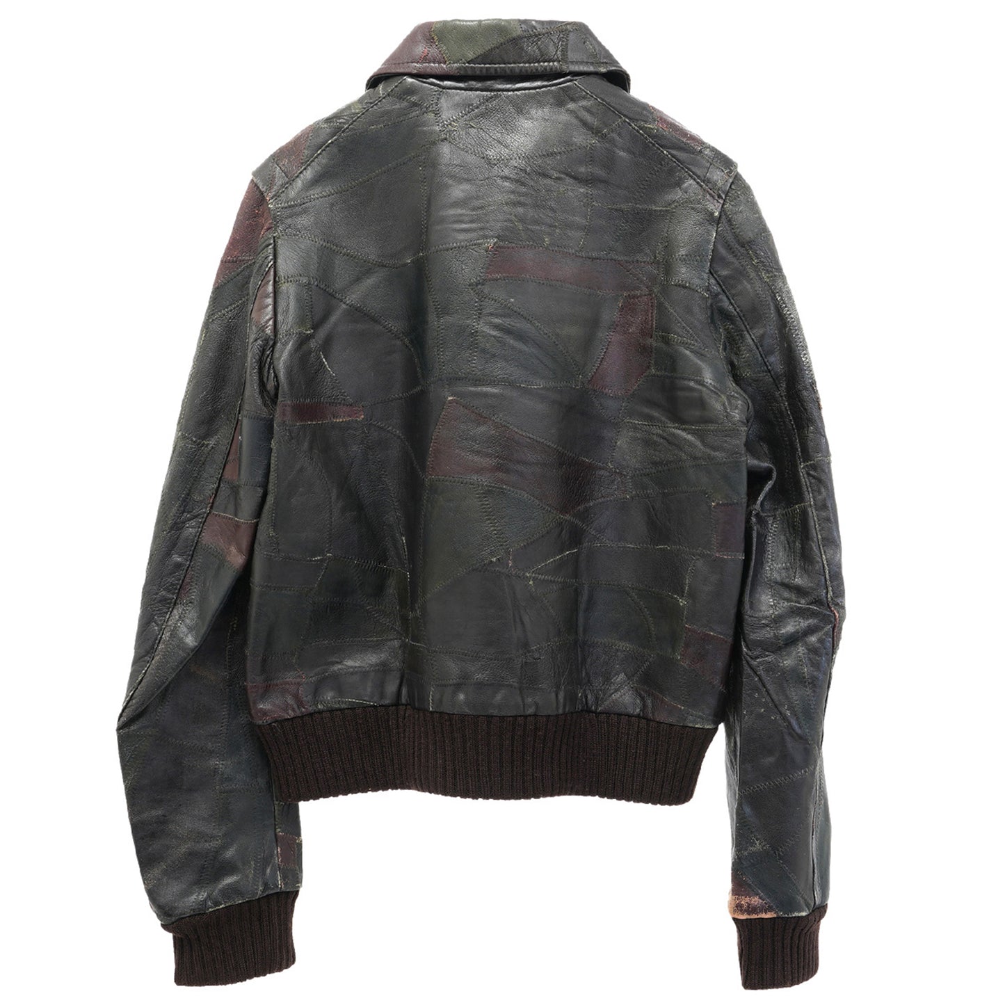 PATCHWORK LEATHER BLOUSON / MULTI