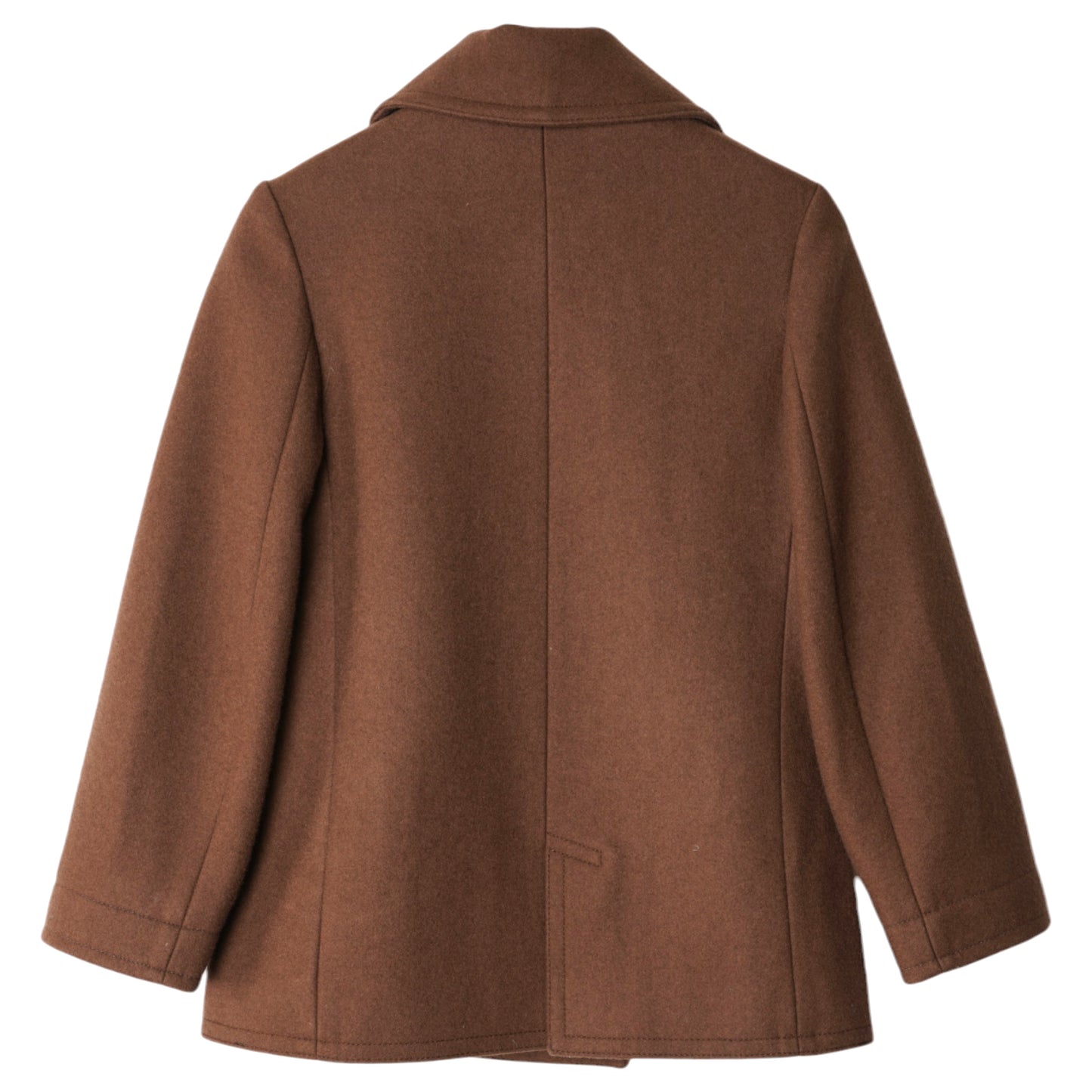 PEA COAT / BROWN