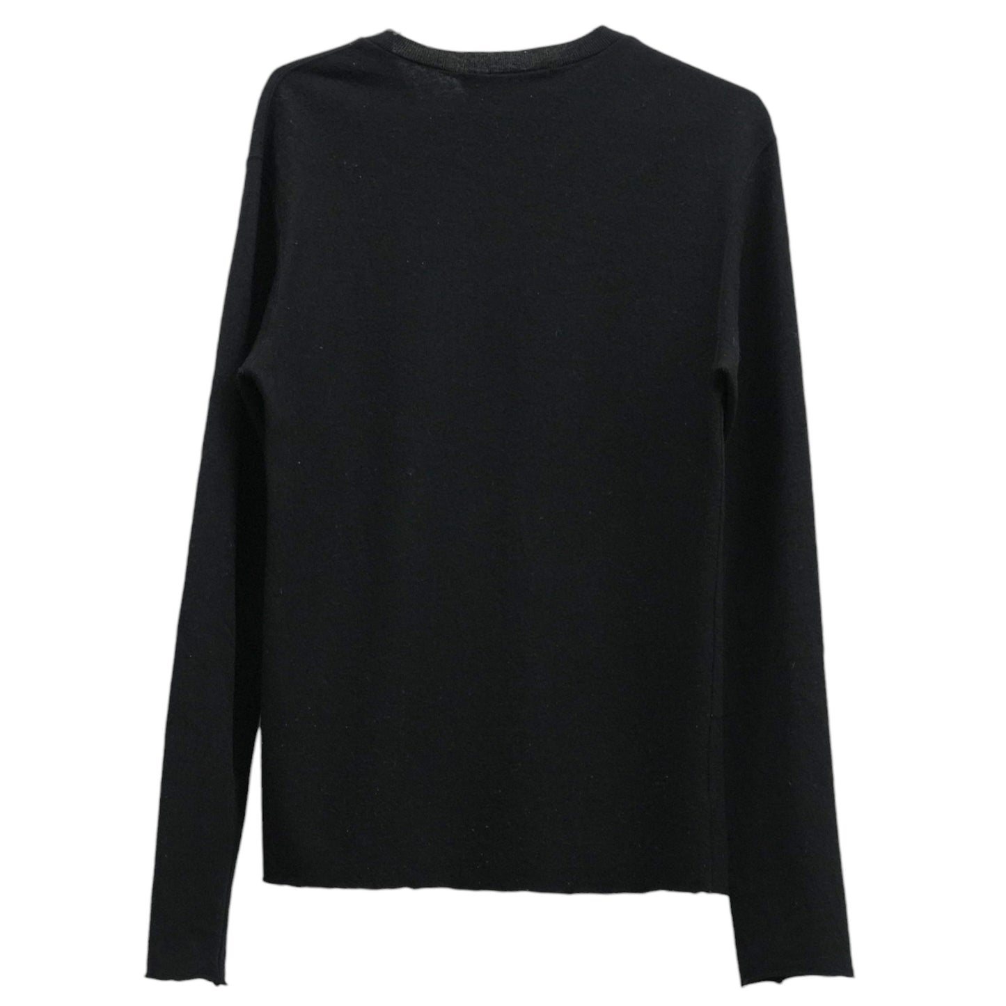 DOUBLE NECK SWEATER / BLACK